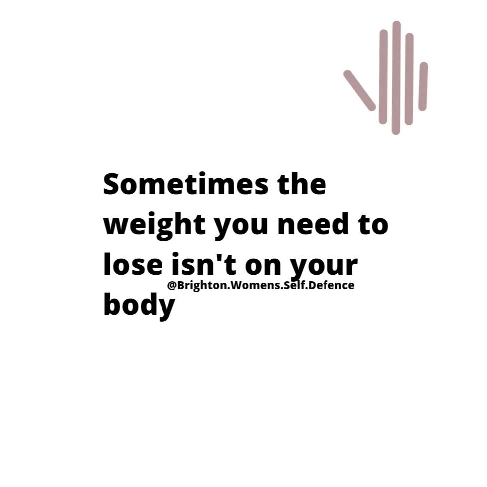 ✨Sometimes the weight you need to lose isn't on your body✨

Before I decided to start losing on Women's Self Defence I was a weight-loss professional 

I ran 6 to 12 week programmes for 7 years, with the sole purpose of fatloss
Here is what I have le