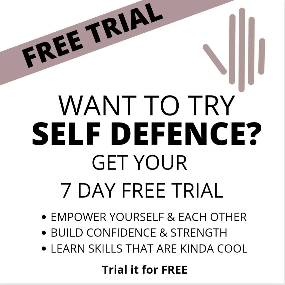 7 Day Free Trial

Do you want to build confidence via learning women's self-defence?
but don't want to commit until you have tried it out?

In an ideal world, women wouldn't need self-defence. However, this is simply not the case and unfortunately

A