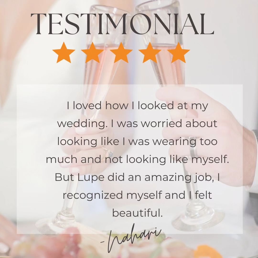 Are you worried about looking &quot;overdone&quot; or like a totally different person on your wedding day?!

🌟THIS 5 STAR REVIEW IS YOUR SIGN!

🤍Our San Antonio Wedding Hair and Makeup Artists specialize in helping you look and feel like an ELEVATE