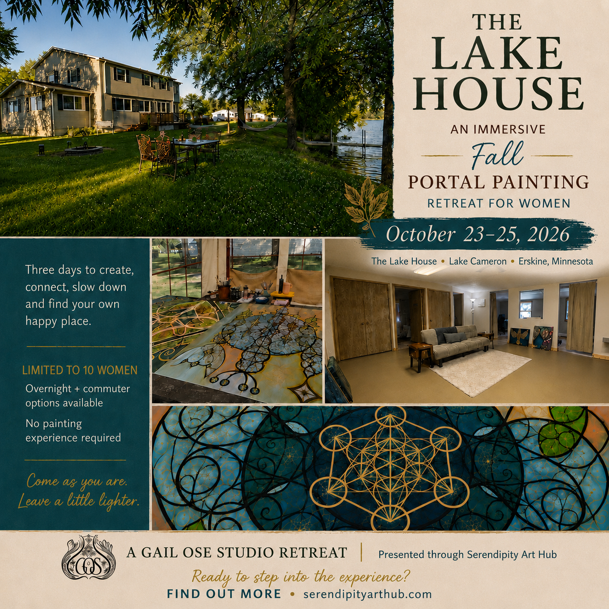Fall Painting Retreat for Women Oct 23-25 with Gail Ose