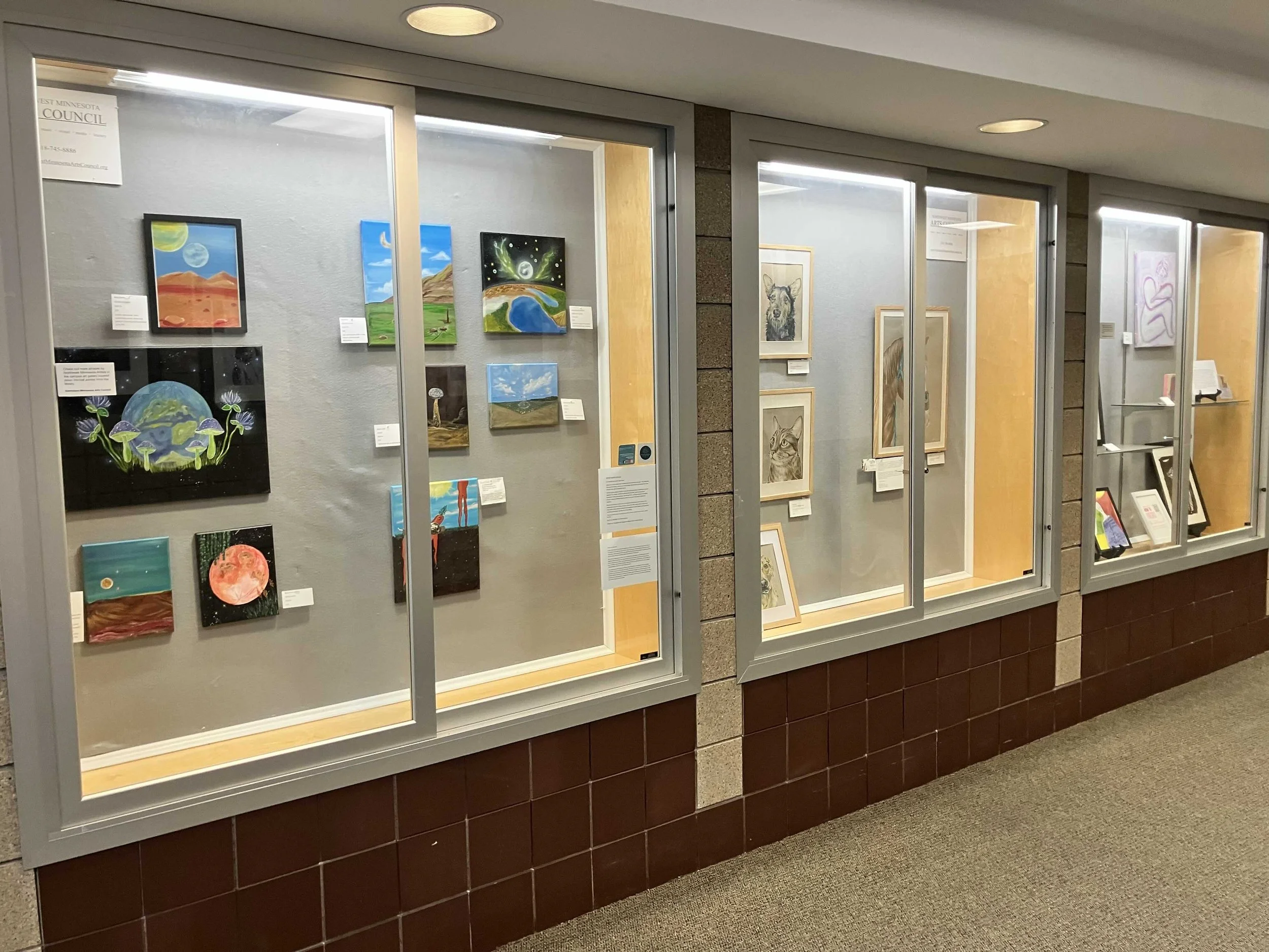 Otherworld Echos — a collection by Sarah Pester exhibited at NCTC Display Case