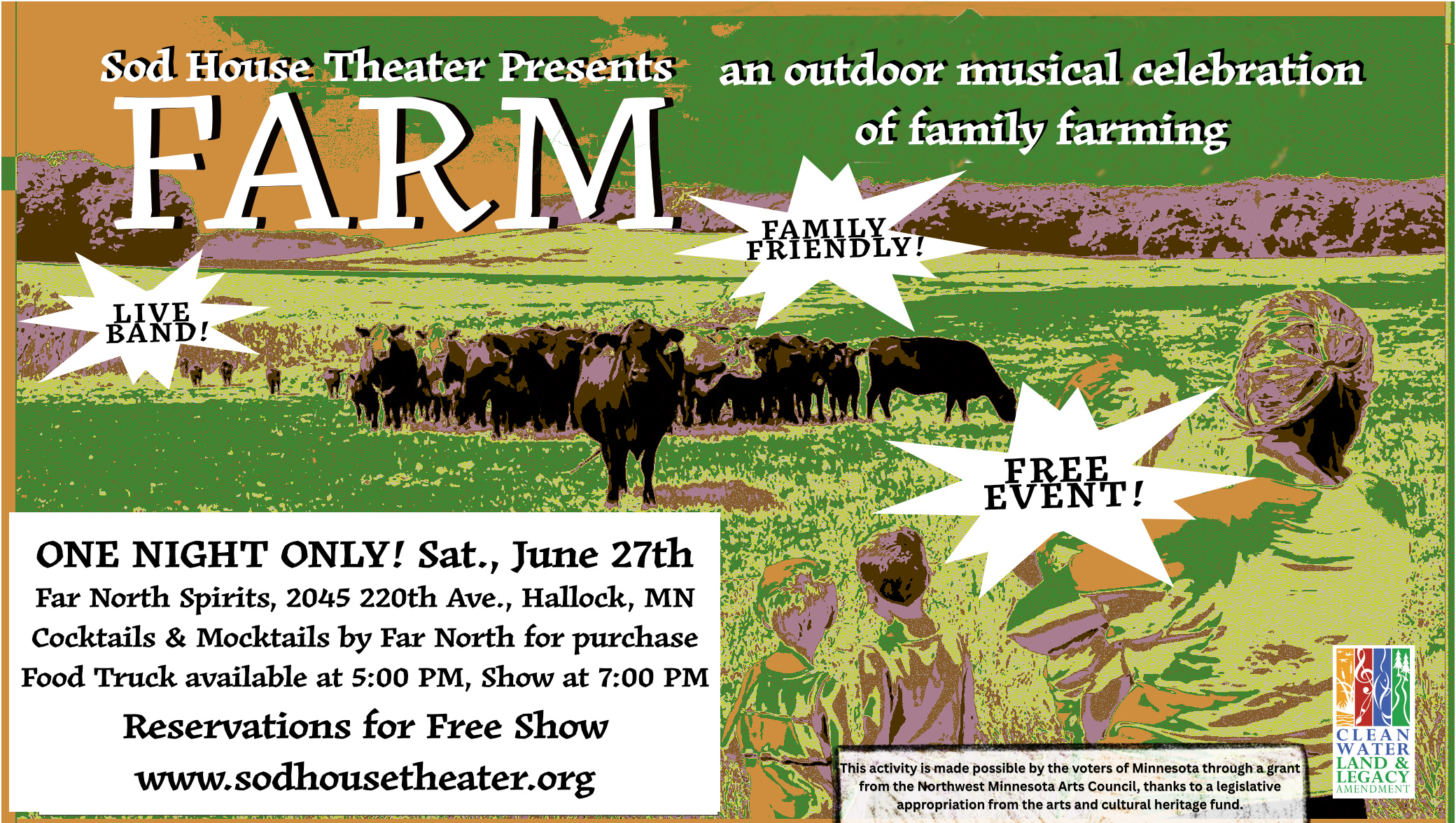 FREE Outdoor Immersive Theater Coming to Hallock June 27