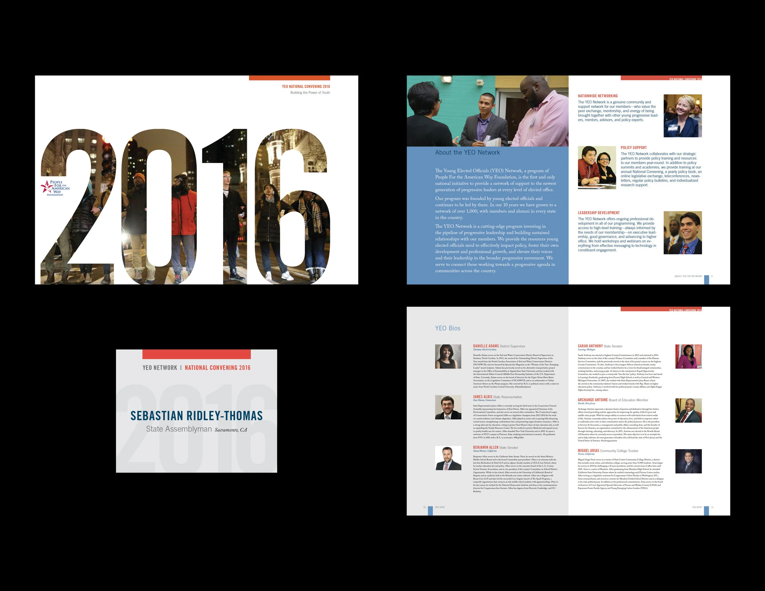 People For the American Way | YEO National Conference Publication + Name Tag