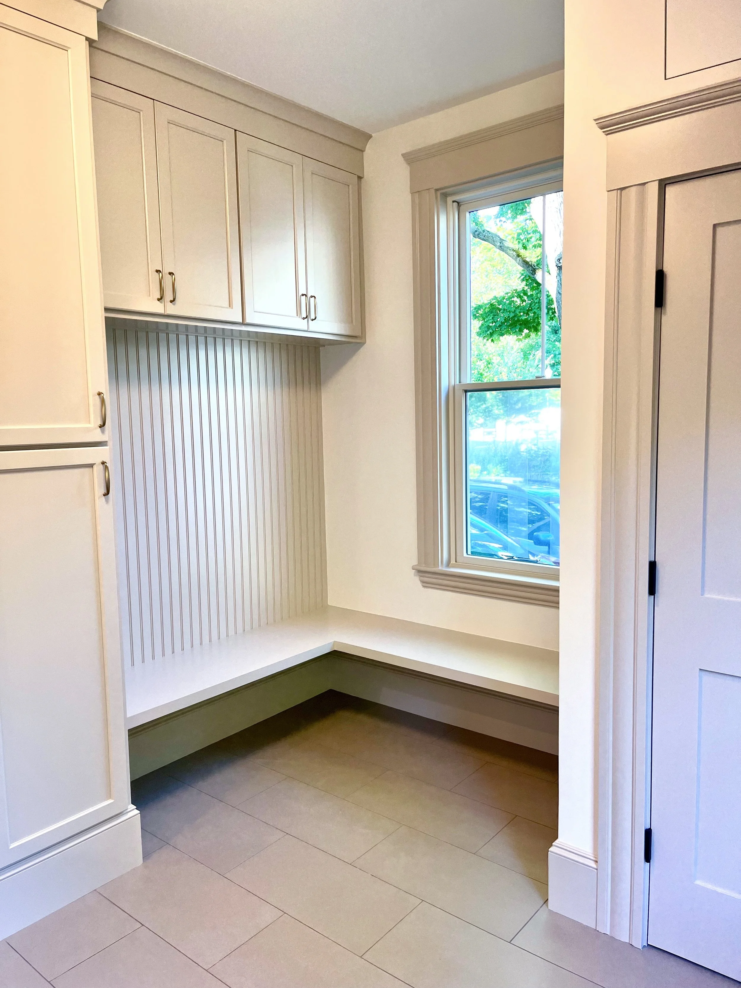 After: Plenty of storage for coats, shoes, and backpacks