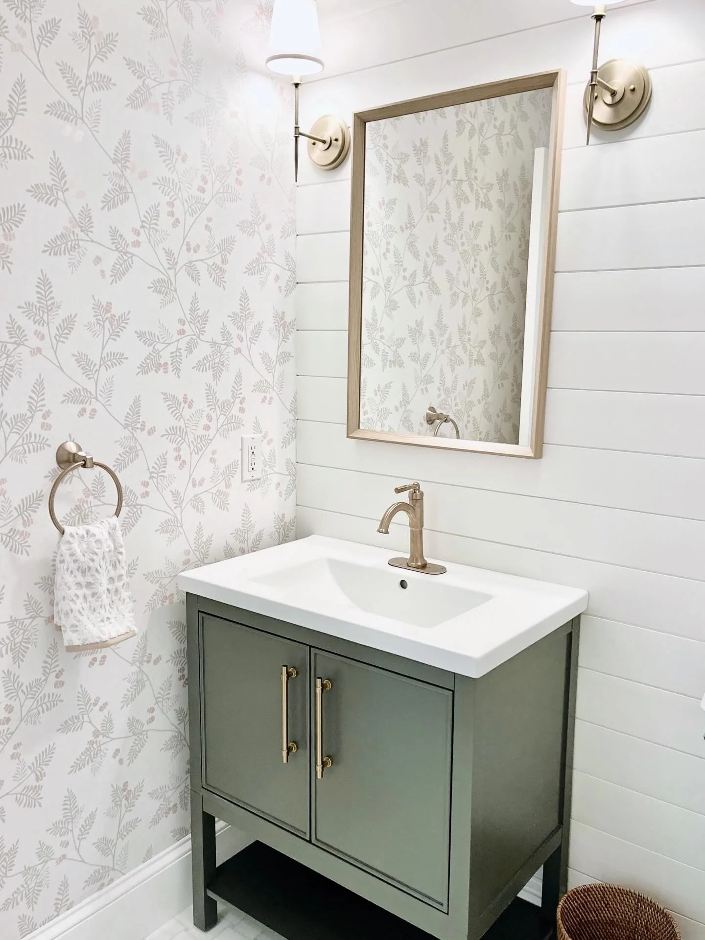 After: New vanity with plenty of storage