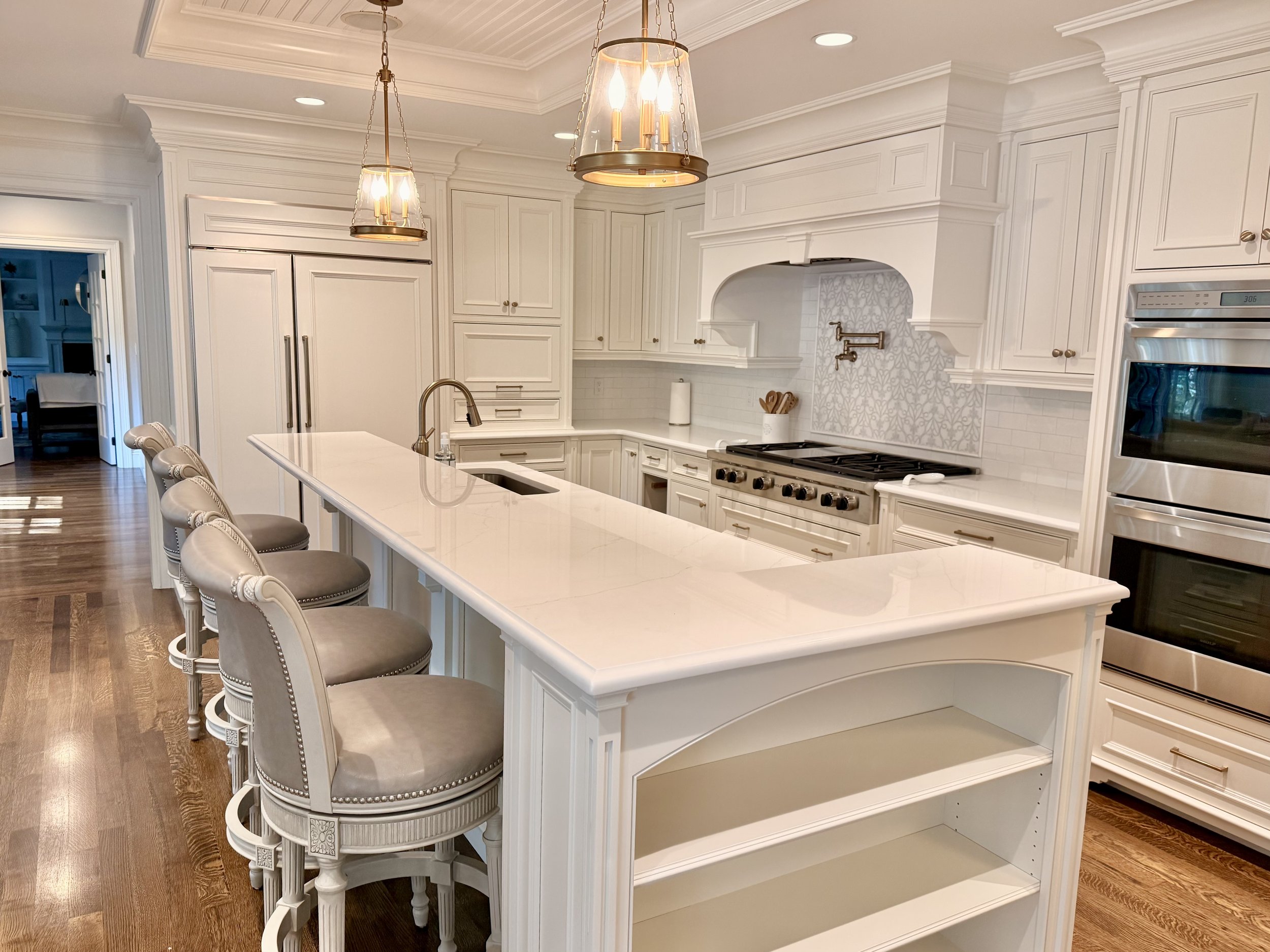 After: Bright, clean, and pretty kitchen