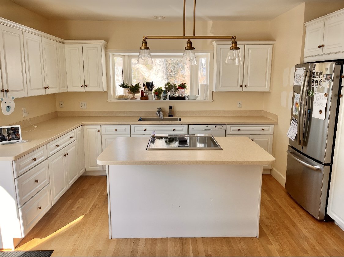 Before: Felt a little dull and dark in the kitchen.