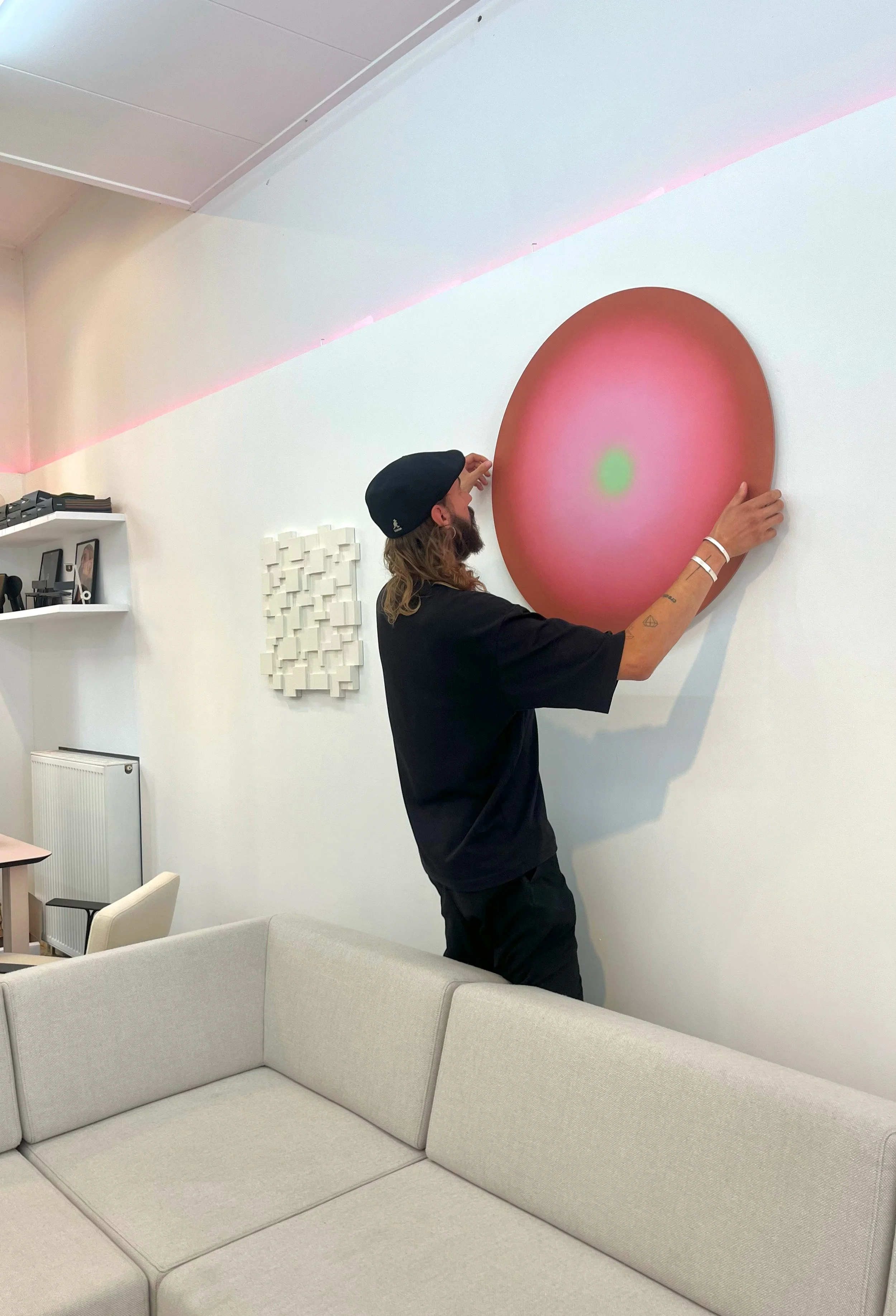 Soft Dot - SUMMER EDITION mintgreen   80cm   (exhibition piece)