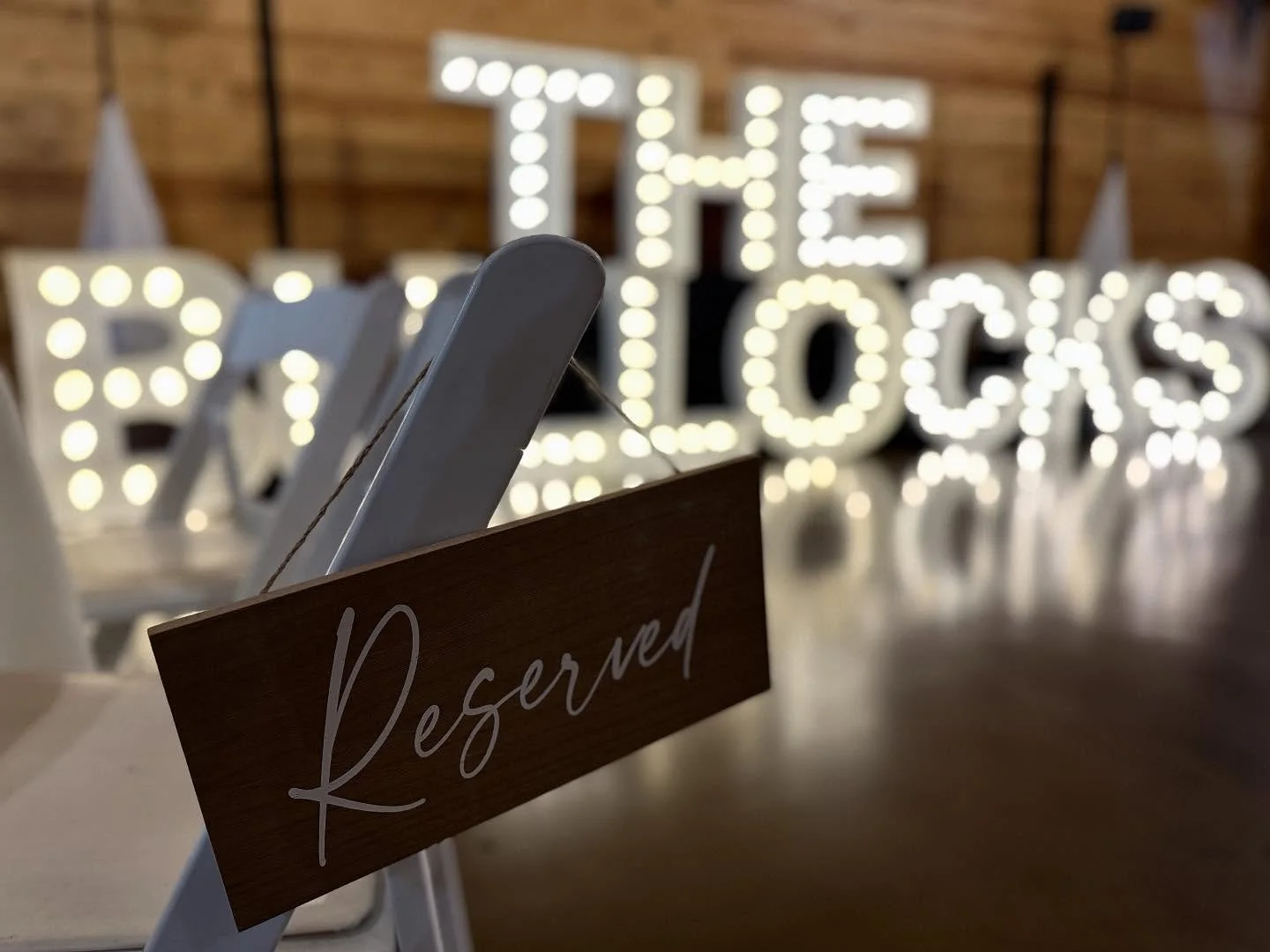 The weekend of the 🌟 “THE” 🌟
 
With the Fall wedding season in full swing, we can make your vision come to life! 3 weddings today using “THE”
One wanted our regular size letters THE stacked over their name, and two others w