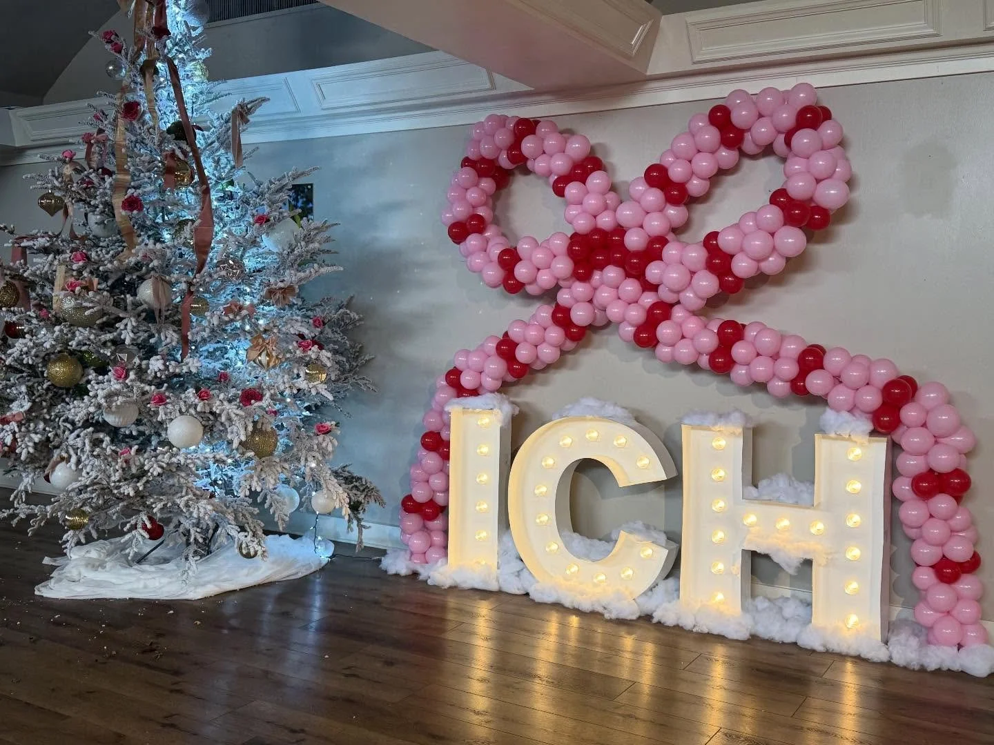 Day six of 12 Days of Christmas Parties!

We loved the cute snowy setup ICH had for a dance! How can we help your holiday festivities shine?