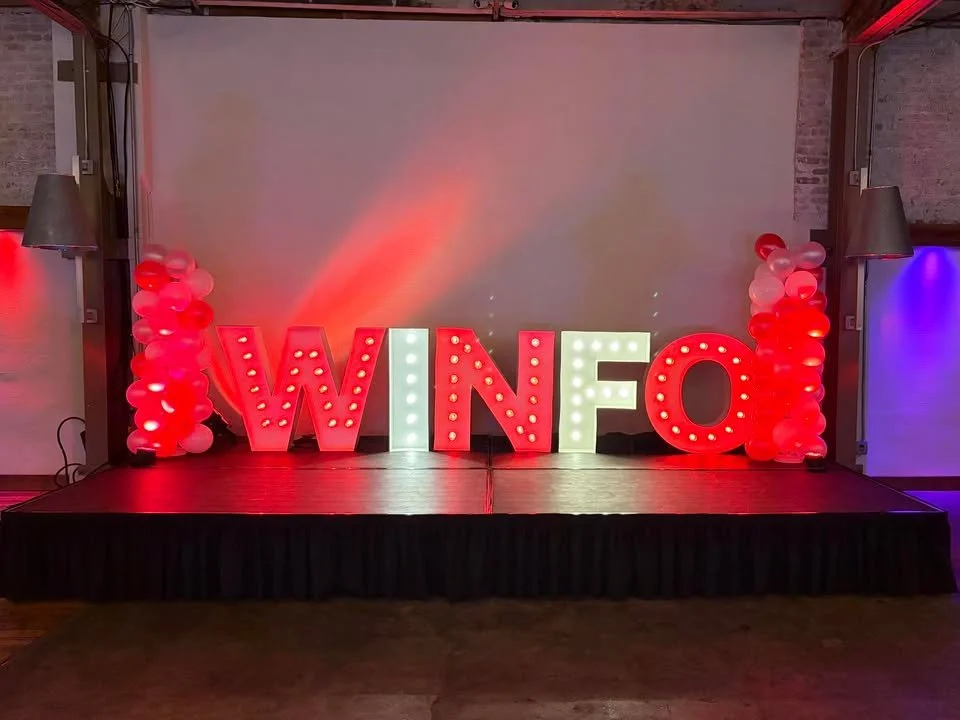 OG Winter Formal understood the assignment. ❤️🤍

We lit up &ldquo;WINFO&rdquo; in full Valentine mode at The Venue at the Bakery Building, and that red + white glow did exactly what it&rsquo;s supposed to do: turn the dance floor into a moment and g