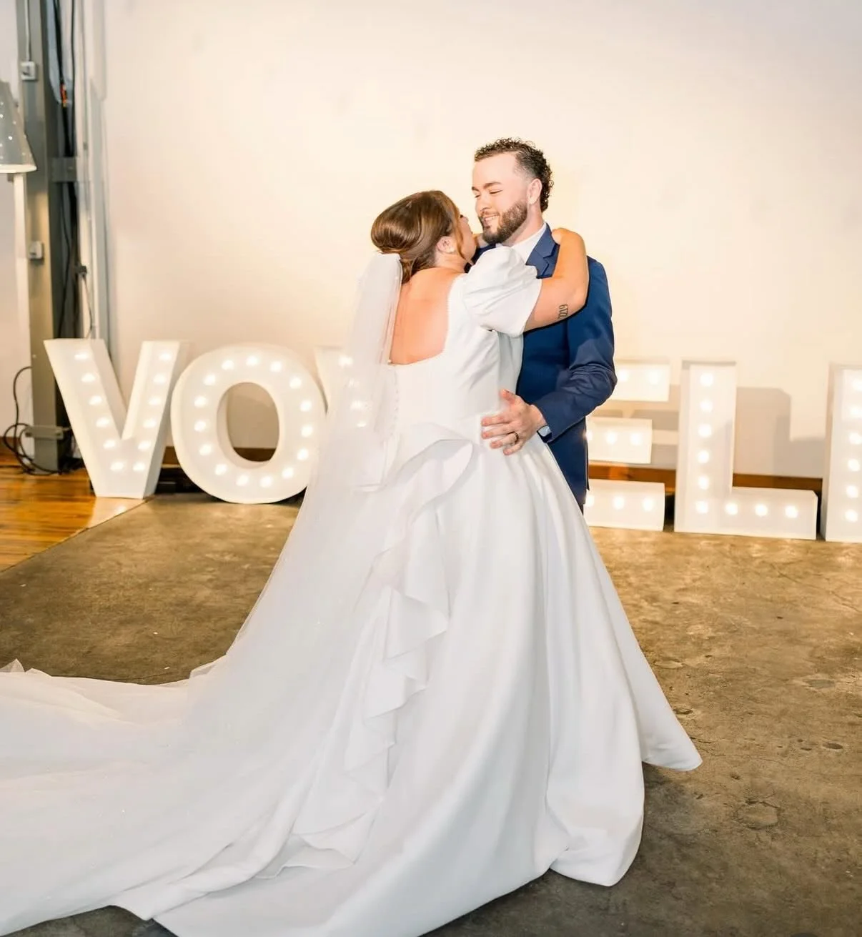 Mr&amp;Mrs Vowell had an absolutely stunning wedding ceremony! 
We wish you guys a lifetime full of happiness and love! ❤️ 

#wedding #marqueeletters #hattiesburg #weddingdecor #venue