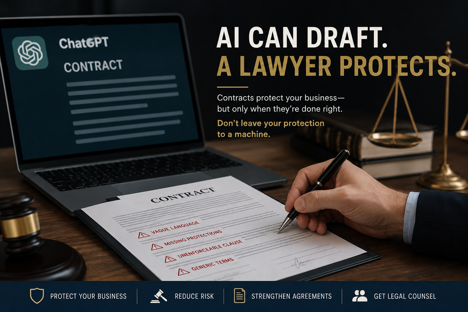 Why Letting AI Write Your Contracts Without a Lawyer Can Be a Costly Mistake