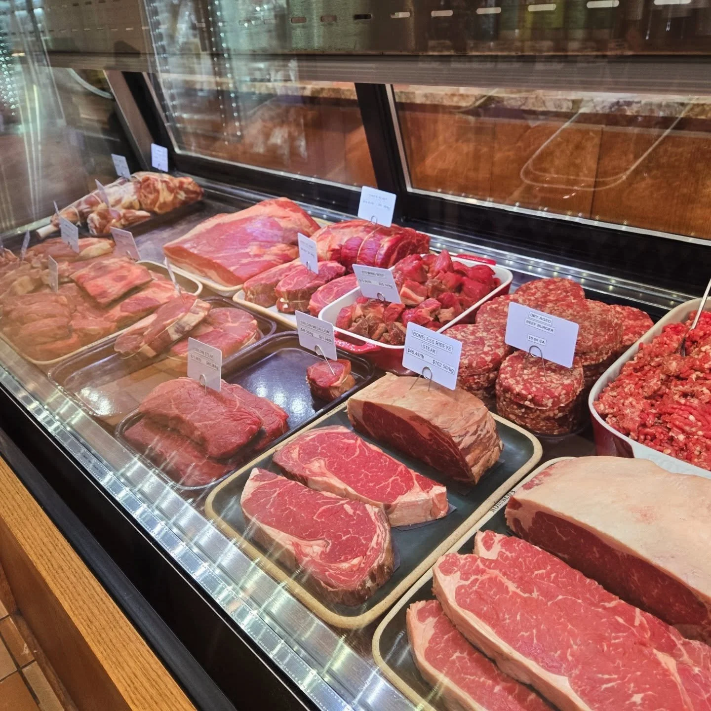 Our fridge is stocked and ready! Come by and pick your perfect cut 🍖✨ 

#russell #meatlover #freshfood #sunnyday