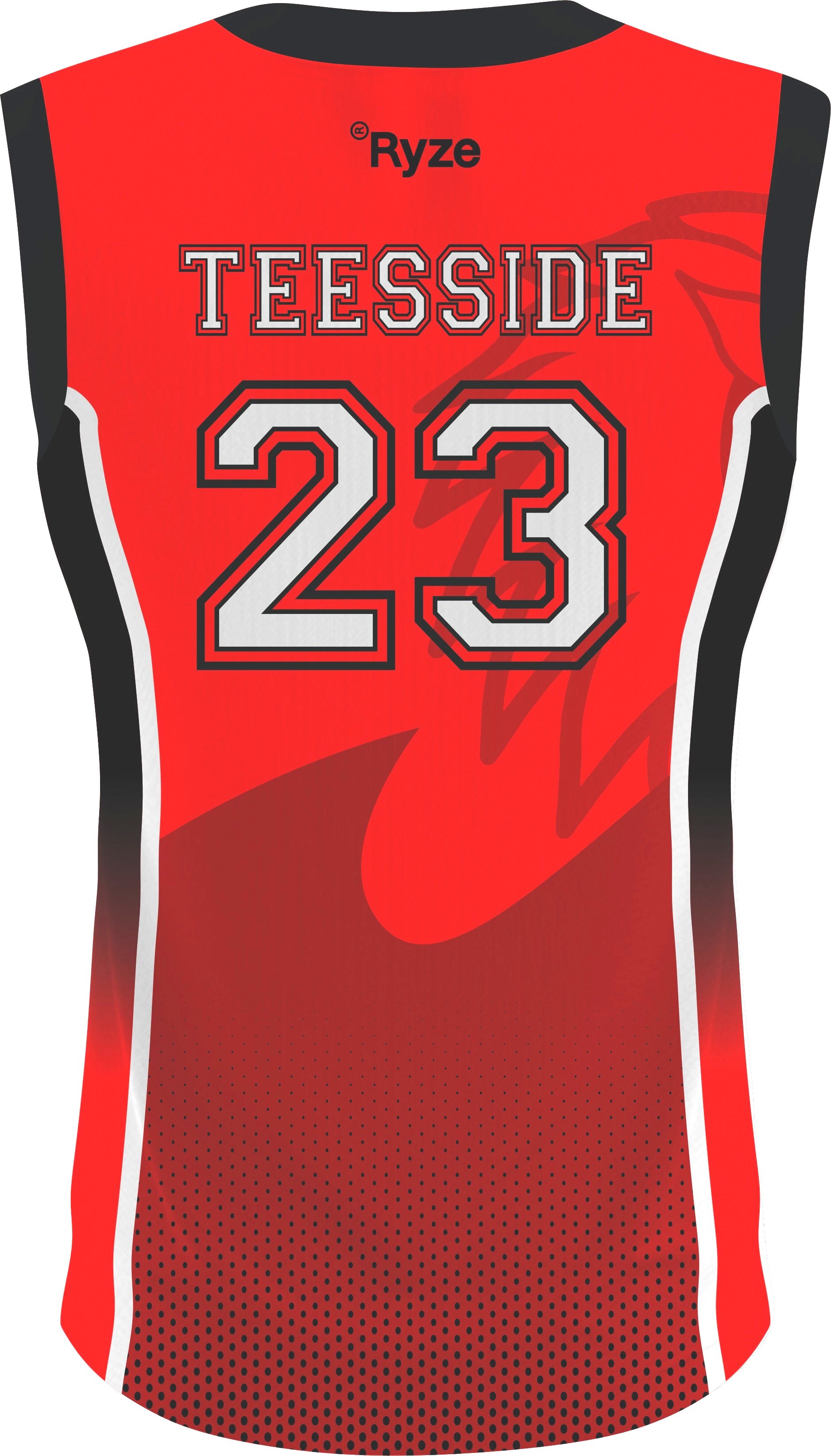 Teesside Lions Home Jersey Rear