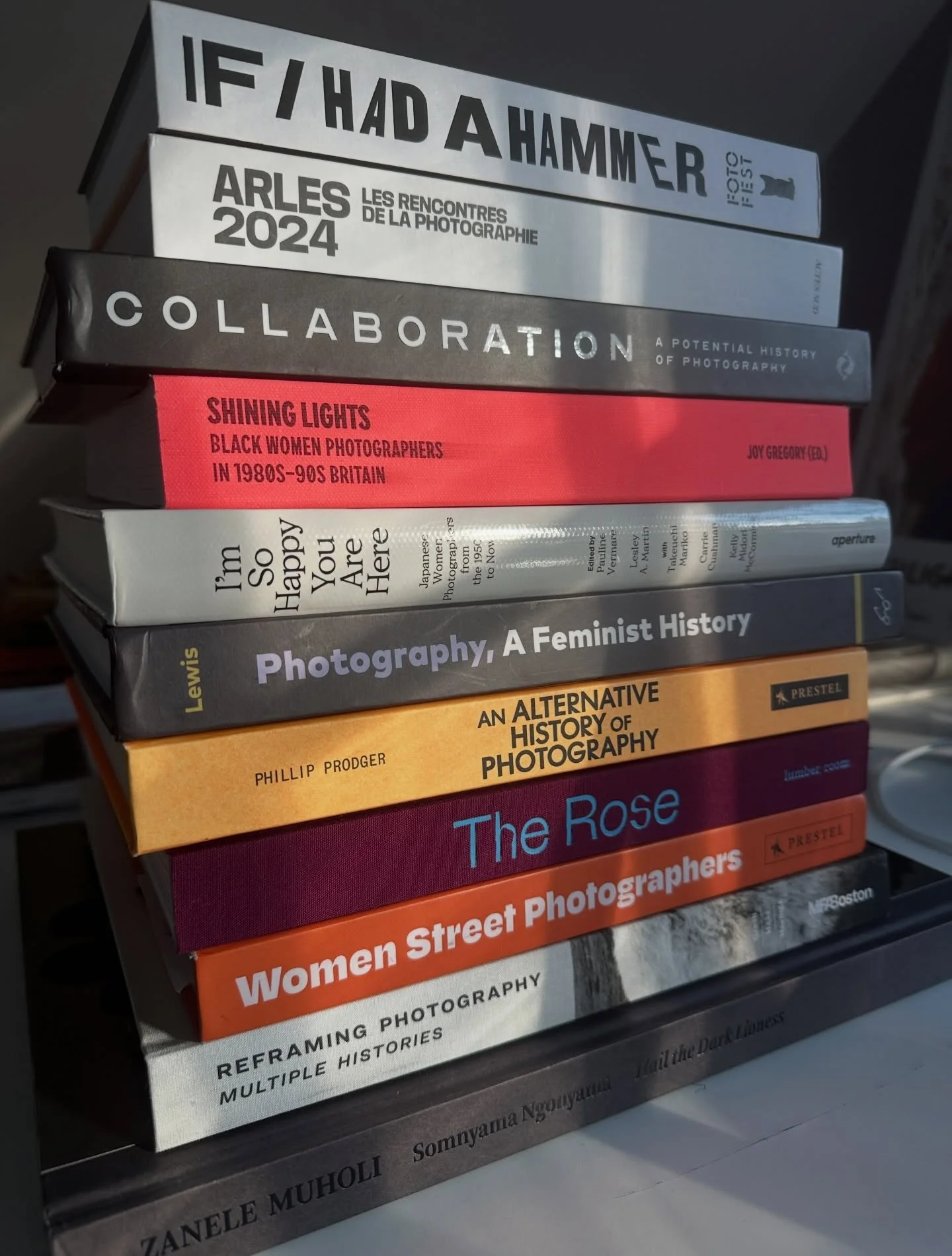 One stack was not enough. 
More background on what we will discuss tomorrow. Rights, representation, self-expression, civic engagement- the power of photography and creativity. 

Power on artists - we have a lot to say!

See you @leicagalleryboston t