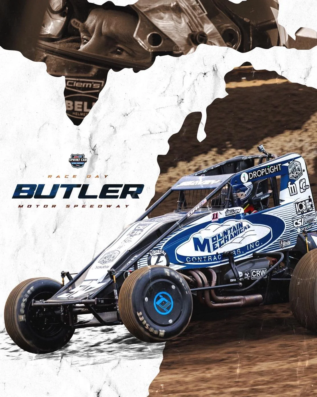Heading north to Michigan! It&rsquo;s Race Day at Butler Motor Speedway. 💪🏼 🏁