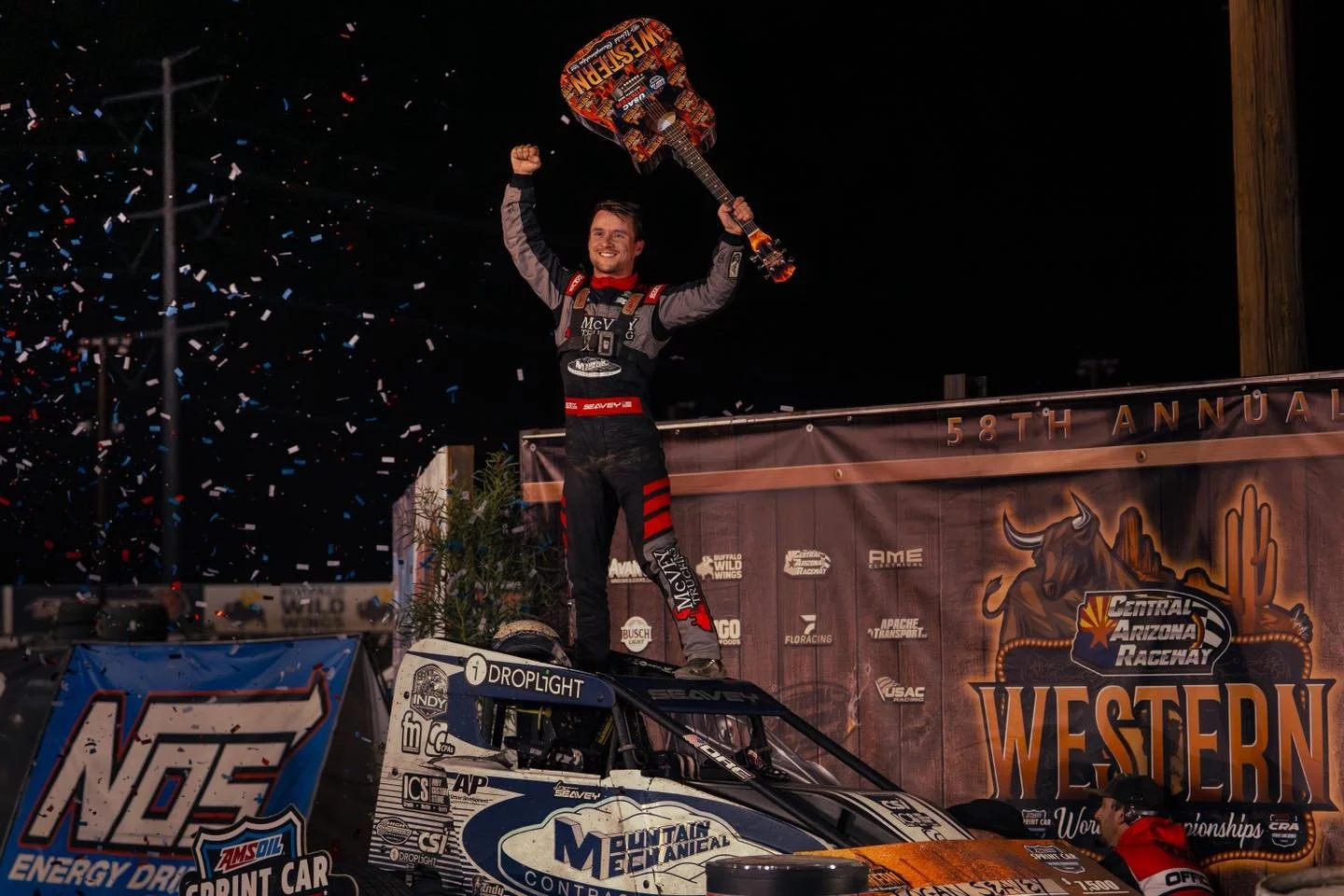 Started Western World the right way in victory lane! 
Logan Seavey and the Abacus Racing 57 take the win on Night 1 in Casa Grande.
Big money up for grabs tonight &mdash; time to finish the job. 

#AbacusRacing #WesternWorld #LoganSeavey #MountainMec