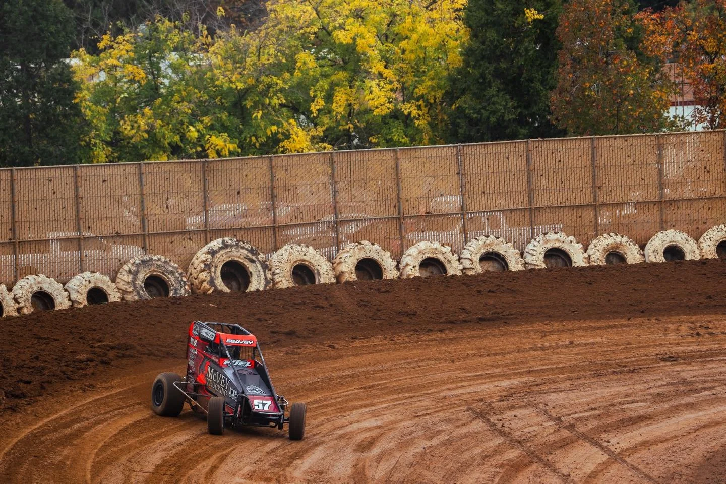 100 laps at Placerville Speedway is never easy, and both drivers had their hands full last night.

Logan Seavey was running solidly inside the Top 5 before contact sent him to the tail, charging back to finish 11th. 

Santino Ferrucci got valuable la