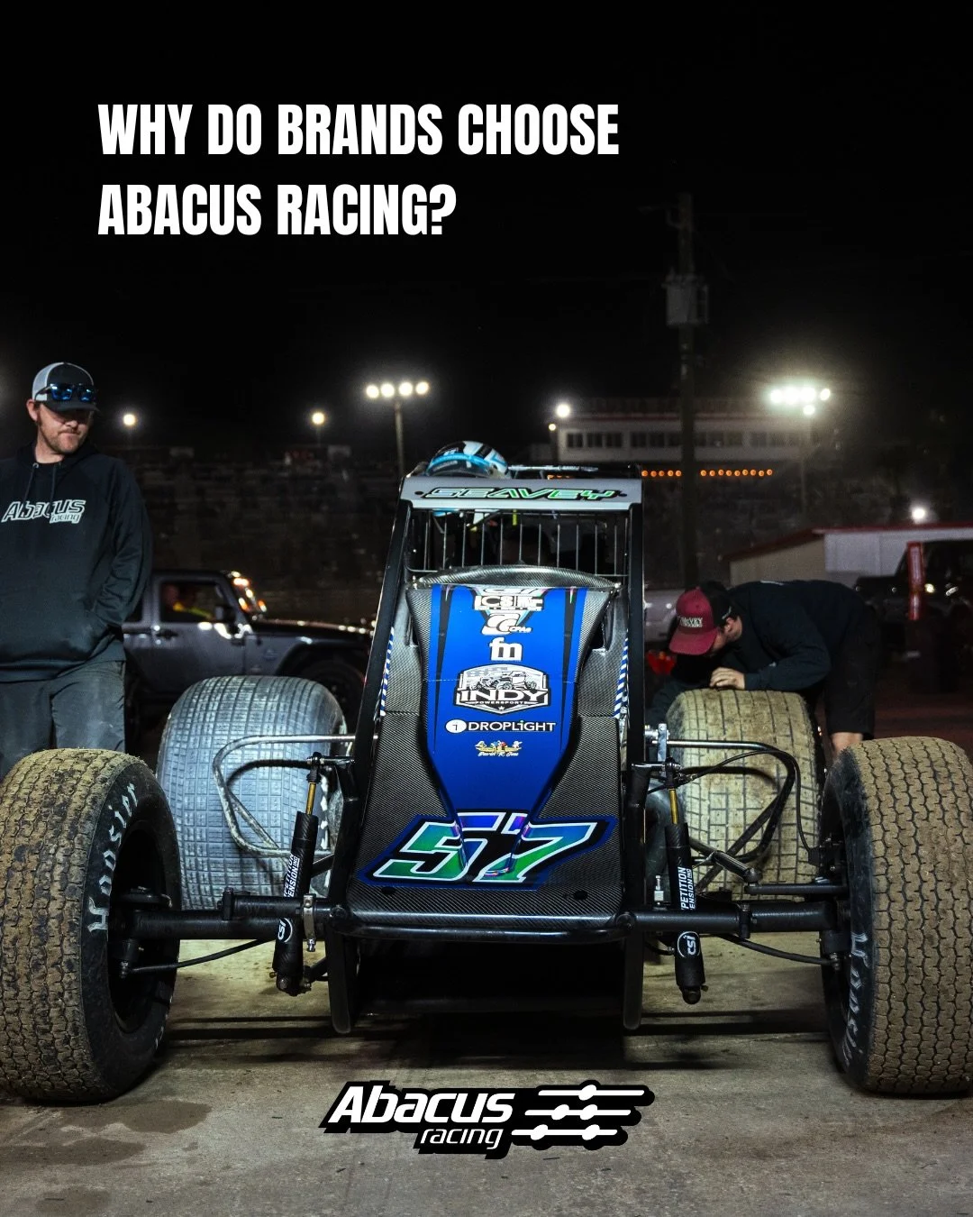 Our partnerships mean the most. Without the brands who support Abacus we wouldn&rsquo;t be able to chase victory lane all season long. Not only do our partners play an integral role in our success but they are supporting the sport we love as well by 