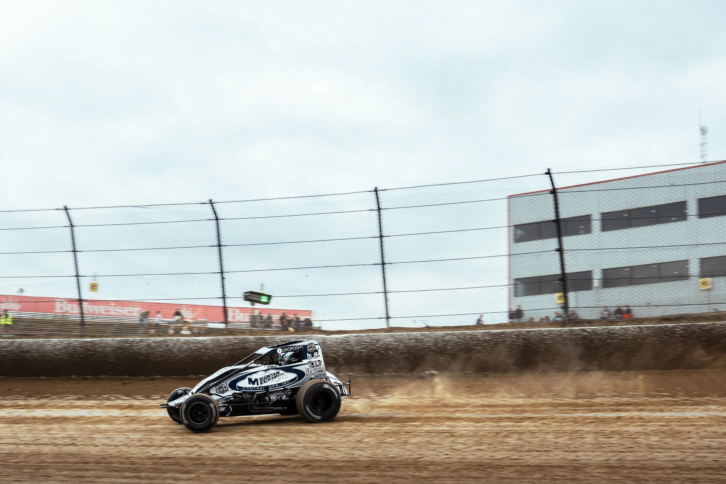The team has worked tirelessly to get the Mountain Mechanical 57 back on track. Last night we found some speed again and the hard work paid off with a second place qualifying run and a 6th place feature finish. Looking forward to having another shot 