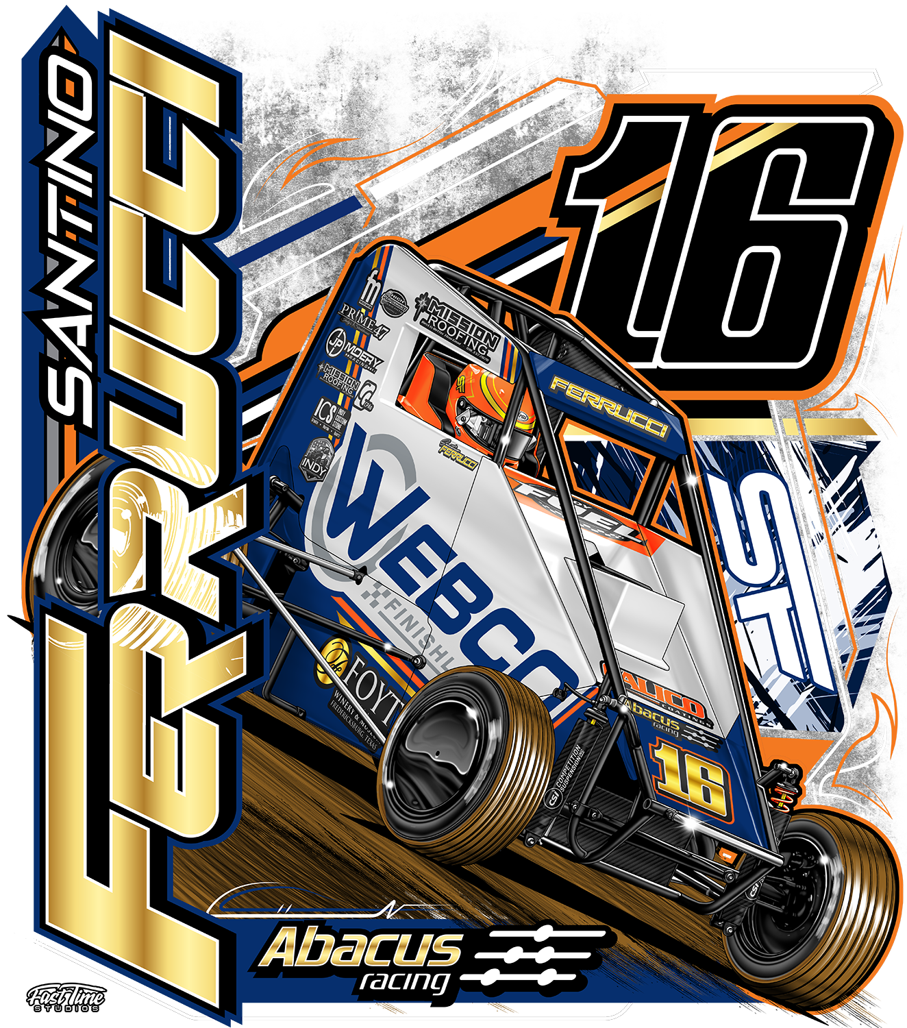 Santino Chili Bowl T-shirts 2025 — Abacus Racing