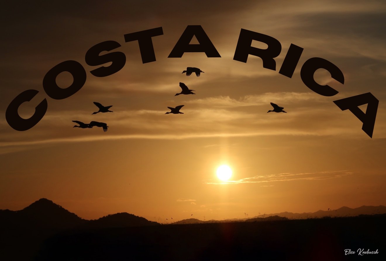 Sunrise view with "Costa Rica" text