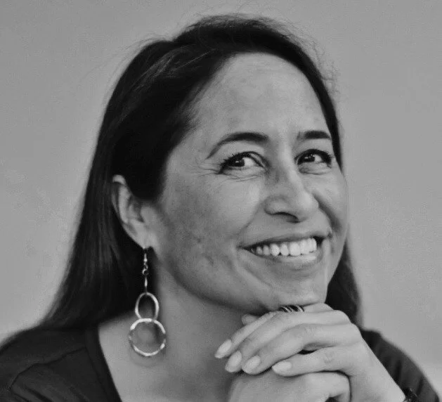 headshot of Maria Olsen in grayscale