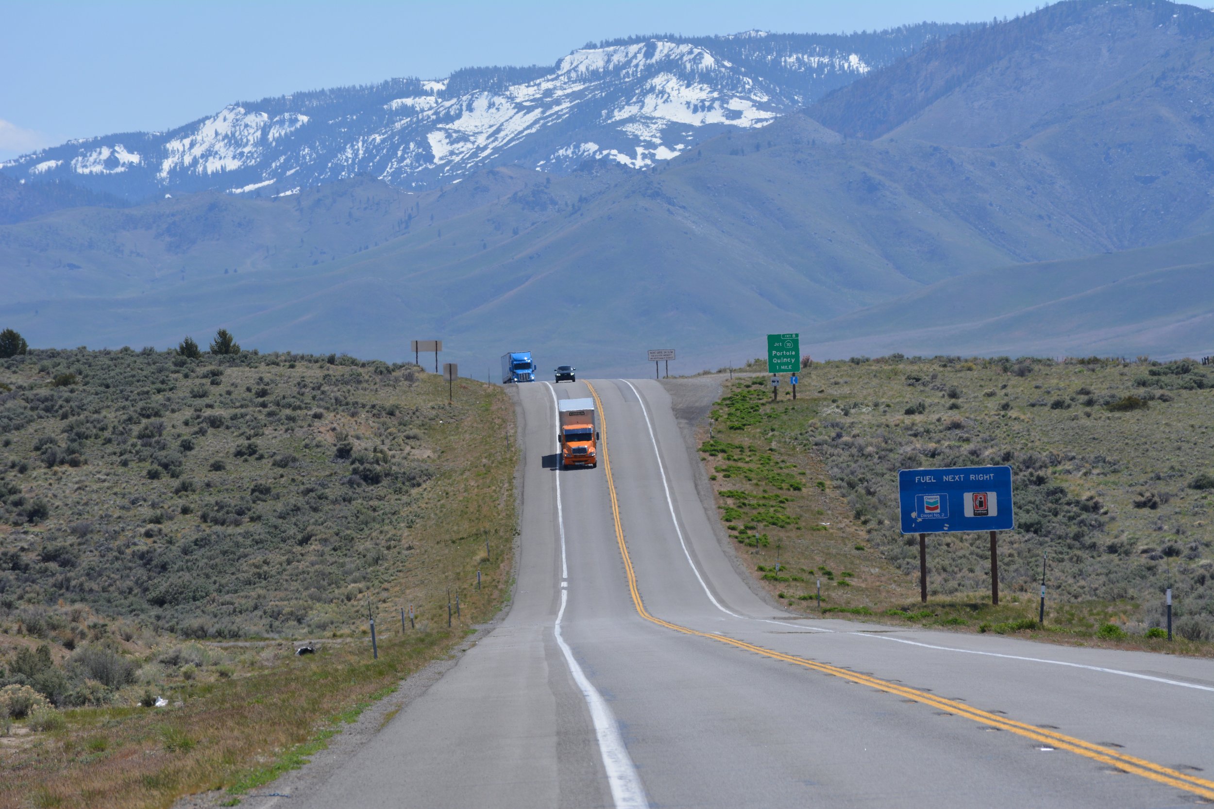  Traffic on Highway 395 has increased with Reno, Nevada's growing population and developments. 