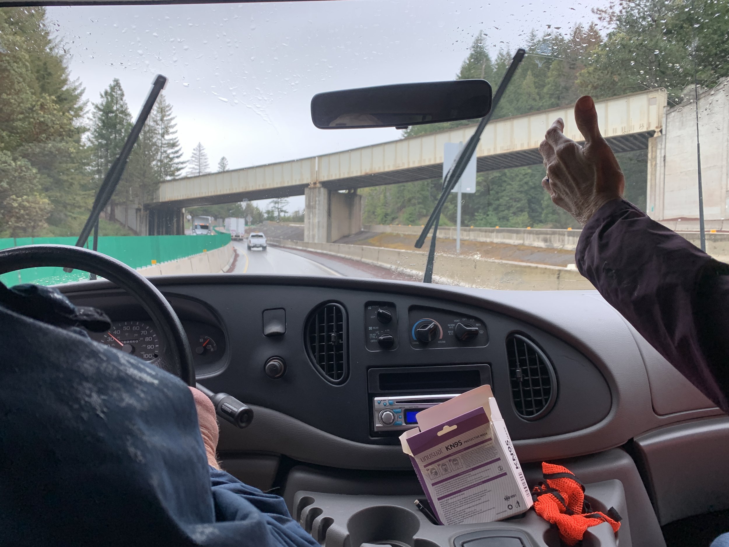  Southern Oregon Wildlife Crossing Coalition member Amy Amrhein explained the barriers and opportunities for wildlife crossings along this stretch of I-5. 