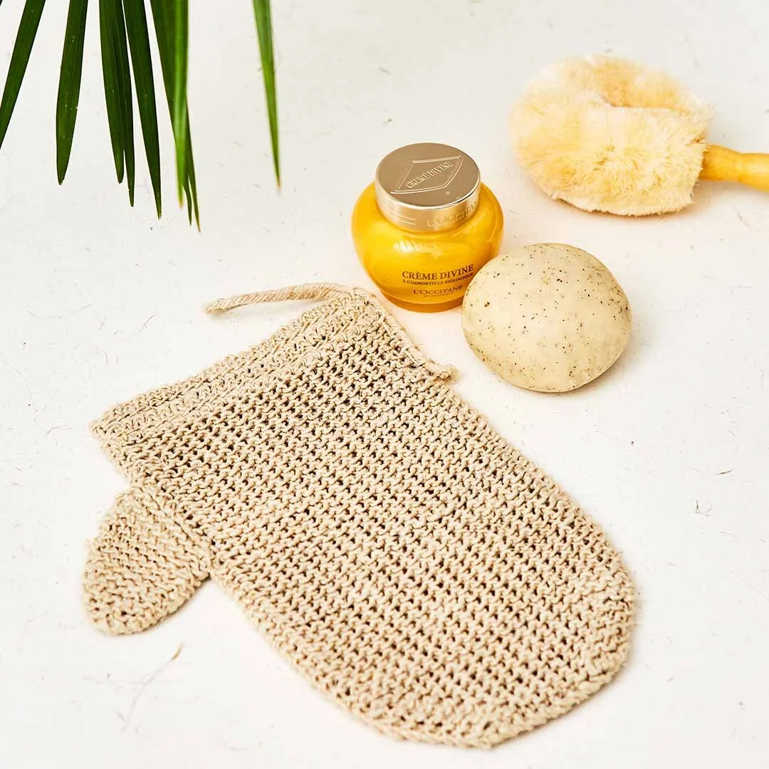 Exfoliating Hemp Mitt — The Hub Bulk & Bare