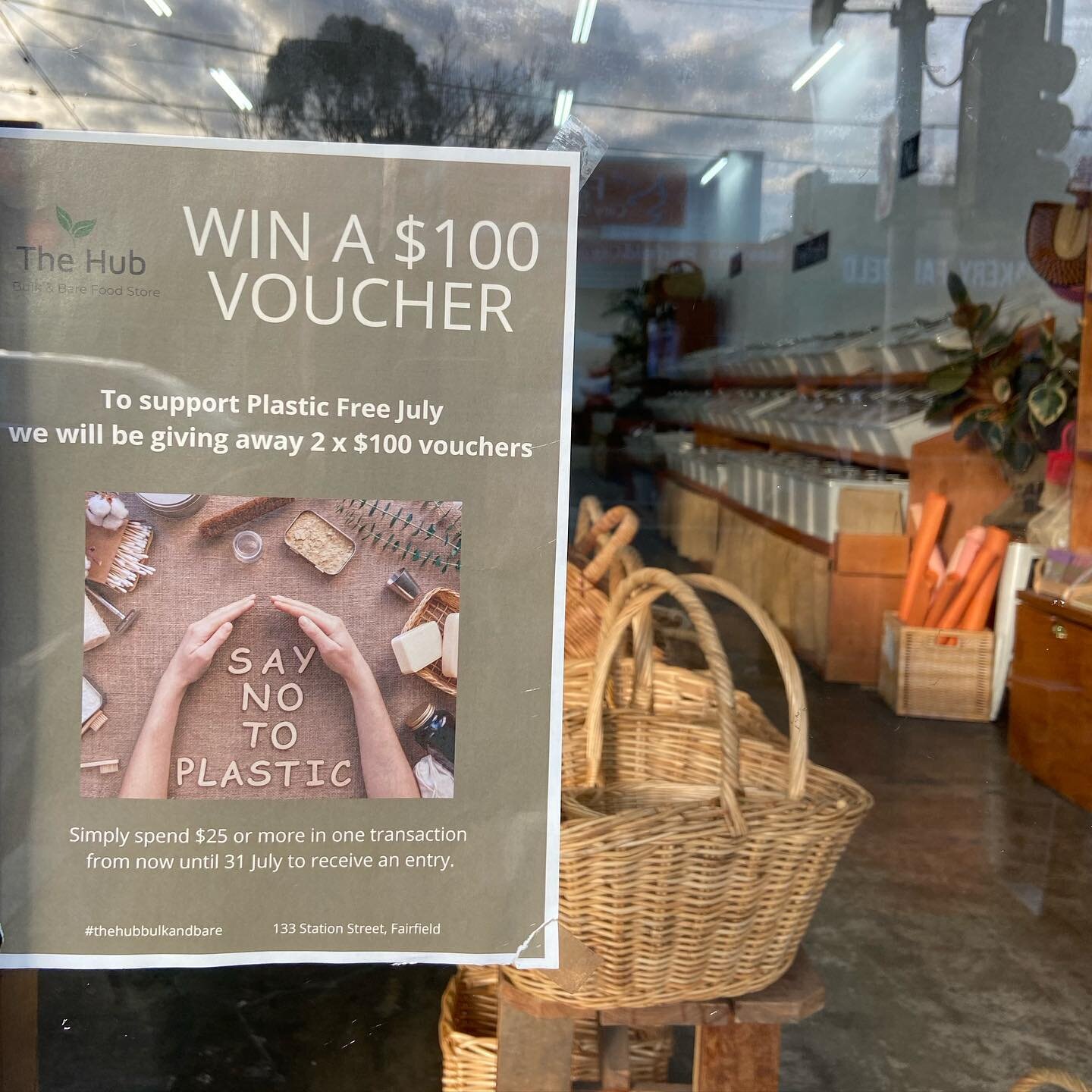 Have you heard about our Plastic Free July competition? 

#thehubbulkandbare #thehubfairfield #bulkfoodstore #bulkfoodstoremelbourne #bulkfoodmelbourne #plasticfreeshopping #plasticfreejuly