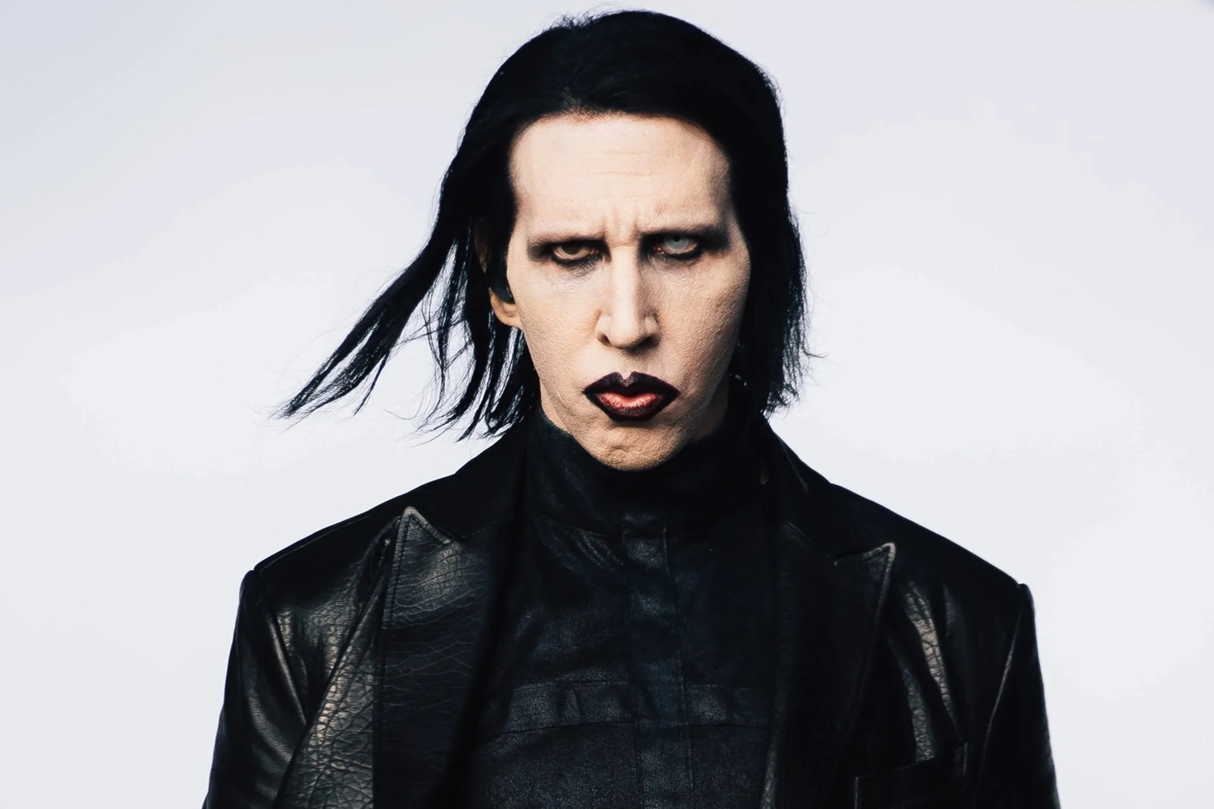 Marilyn Manson during the the Sick New World music festival at the Las Vegas Festival Grounds Saturday, April 25, 2026, in Las Vegas.