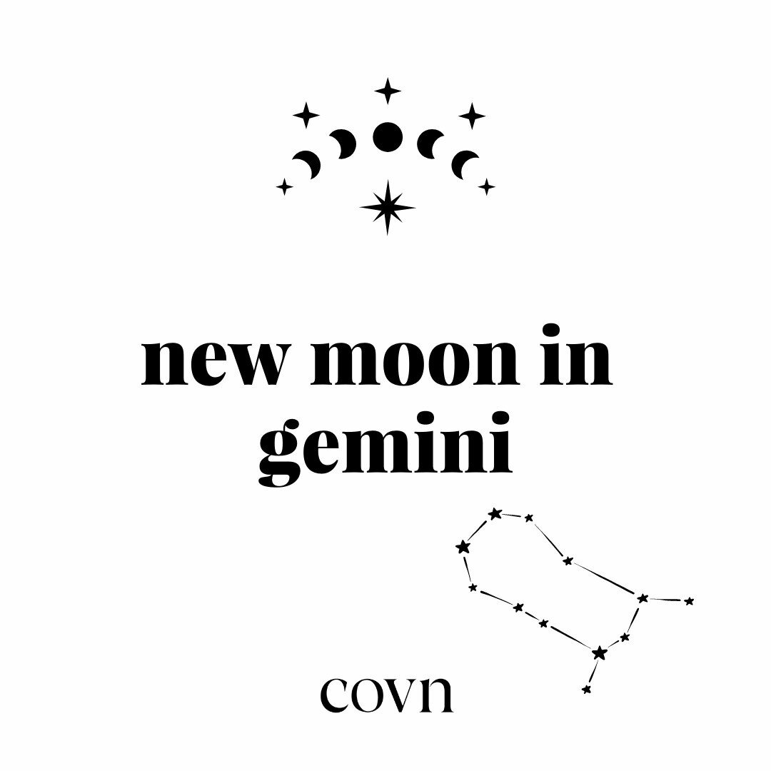 🎉WE'RE LAUNCHING SOMETHING NEW THIS WEEK - WHAT'S YOUR NEW MOON INTENTION??🌚

If you're feeling some extra energy pumping through your veins today, that's Gemini working her new moon magic!

By now we know the new moon is a chance to set fresh inte