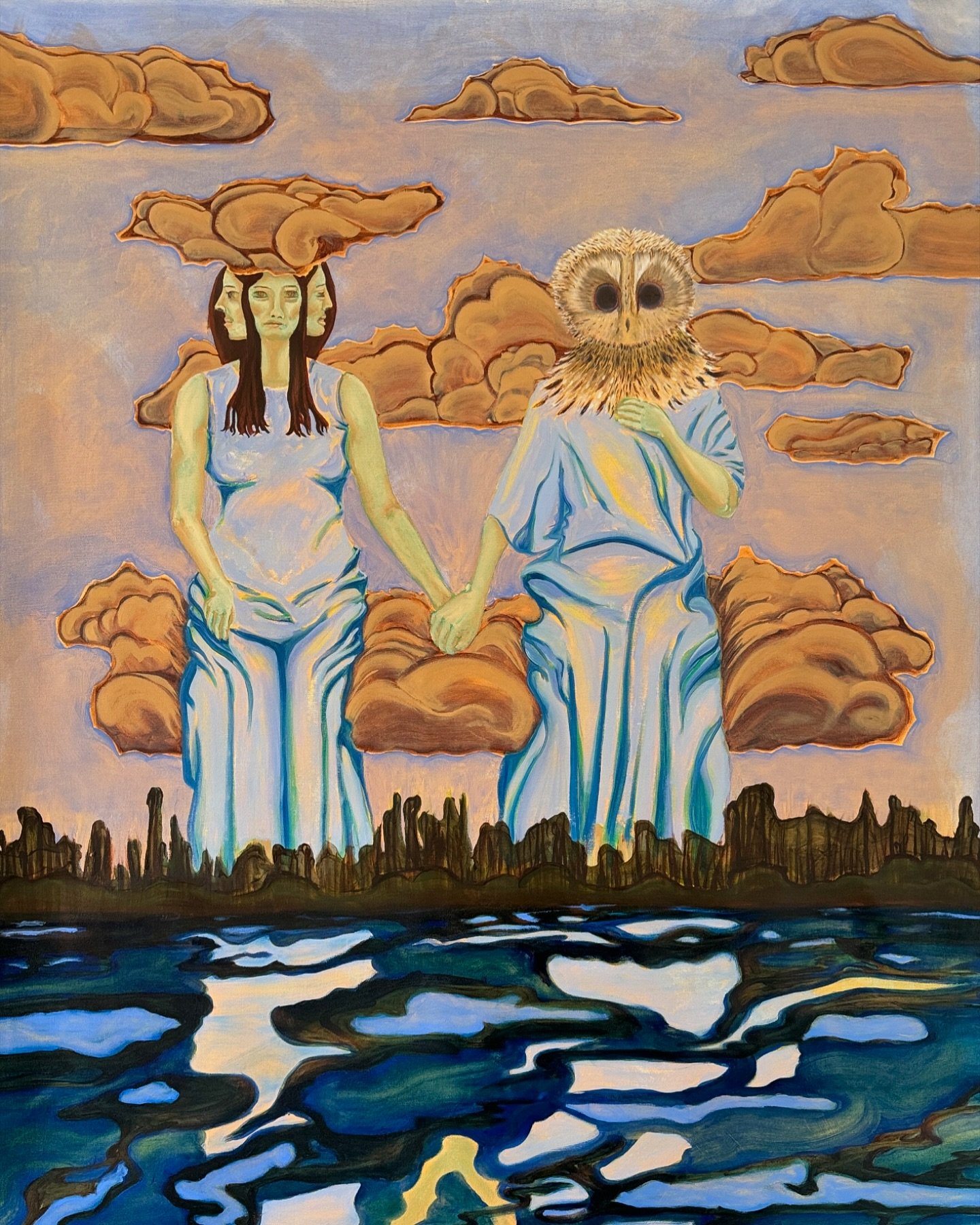 With Yourself You Are Not Alone 
(Athina lives in all of us) - 2024
Oil on canvas
97 w x 145 h cm
With frame: 100 w x 148 h cm
Art Athina
.
.
Exhibition dates: 20-23 September 2024
Opening hours: 12:00-21:00:00h
Location: Zappeion - Athens
.
.
#artat