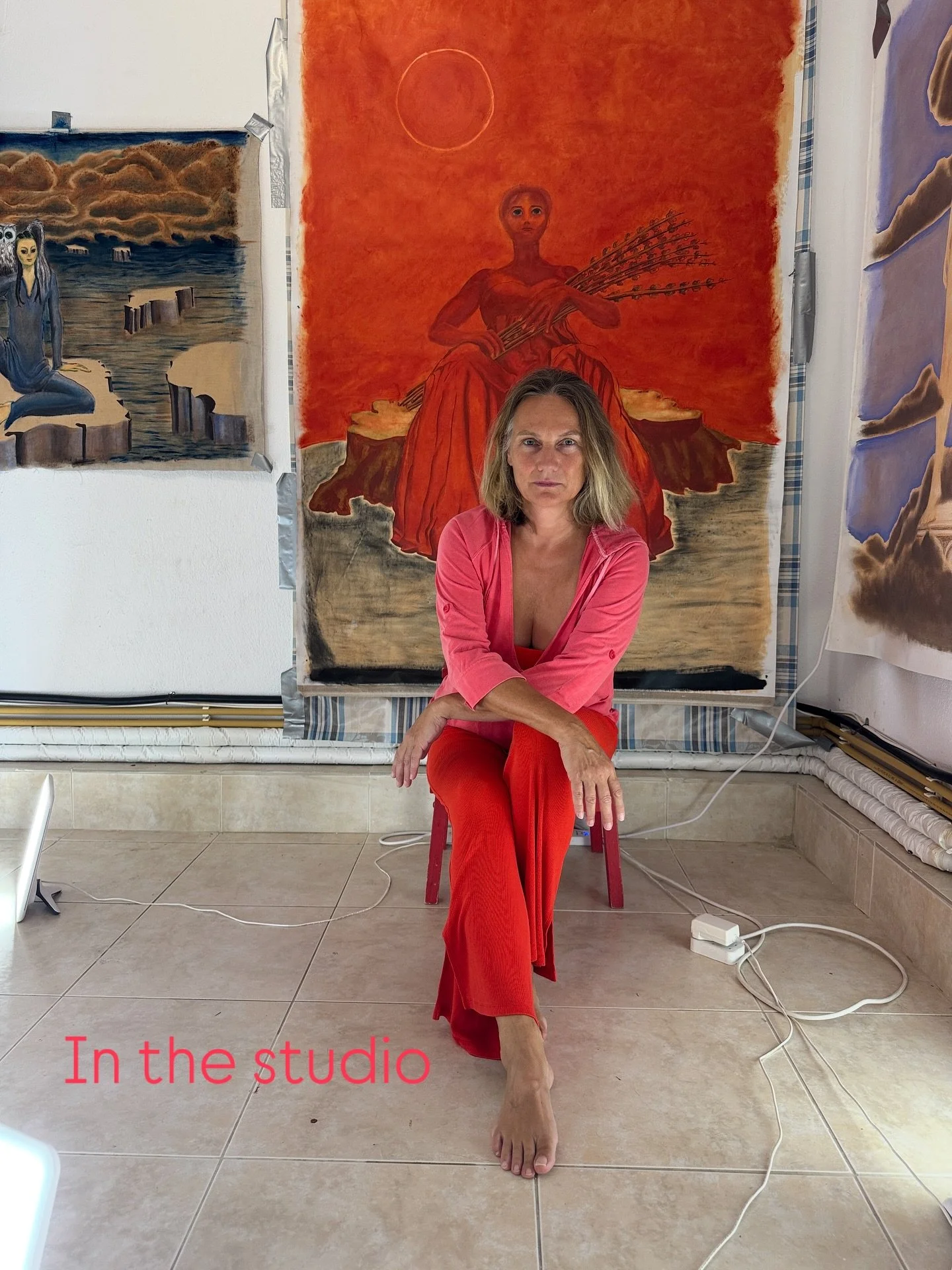 This summer I worked in a basement with 5 daylight lamps. It still was a surprise to see the canvases when they came out in the real daylight!