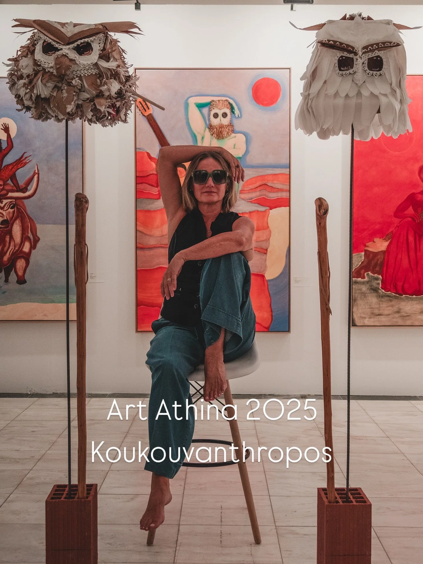 Quote by @kon_spyropoulos : &ldquo;In Mons Jorgensen&rsquo;s work, the Koukouvanthropos is not just a mythical creature, but a symbolic presence: a guardian and an observer, a being caught between knowledge and mystery, seriousness and humour.&rdquo;