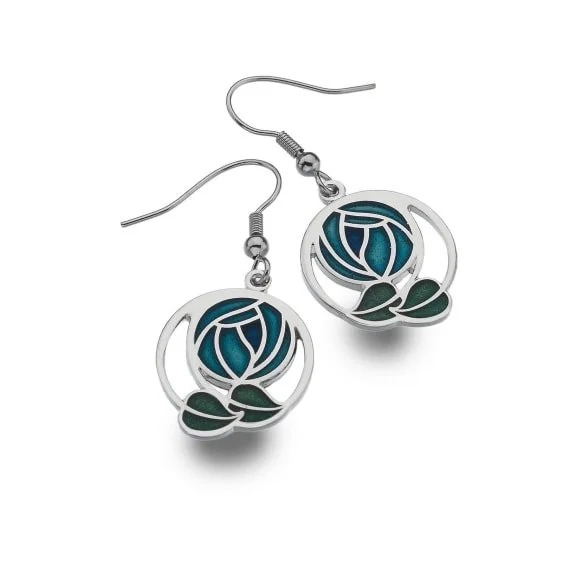 Mackintosh Rose Coils Earrings