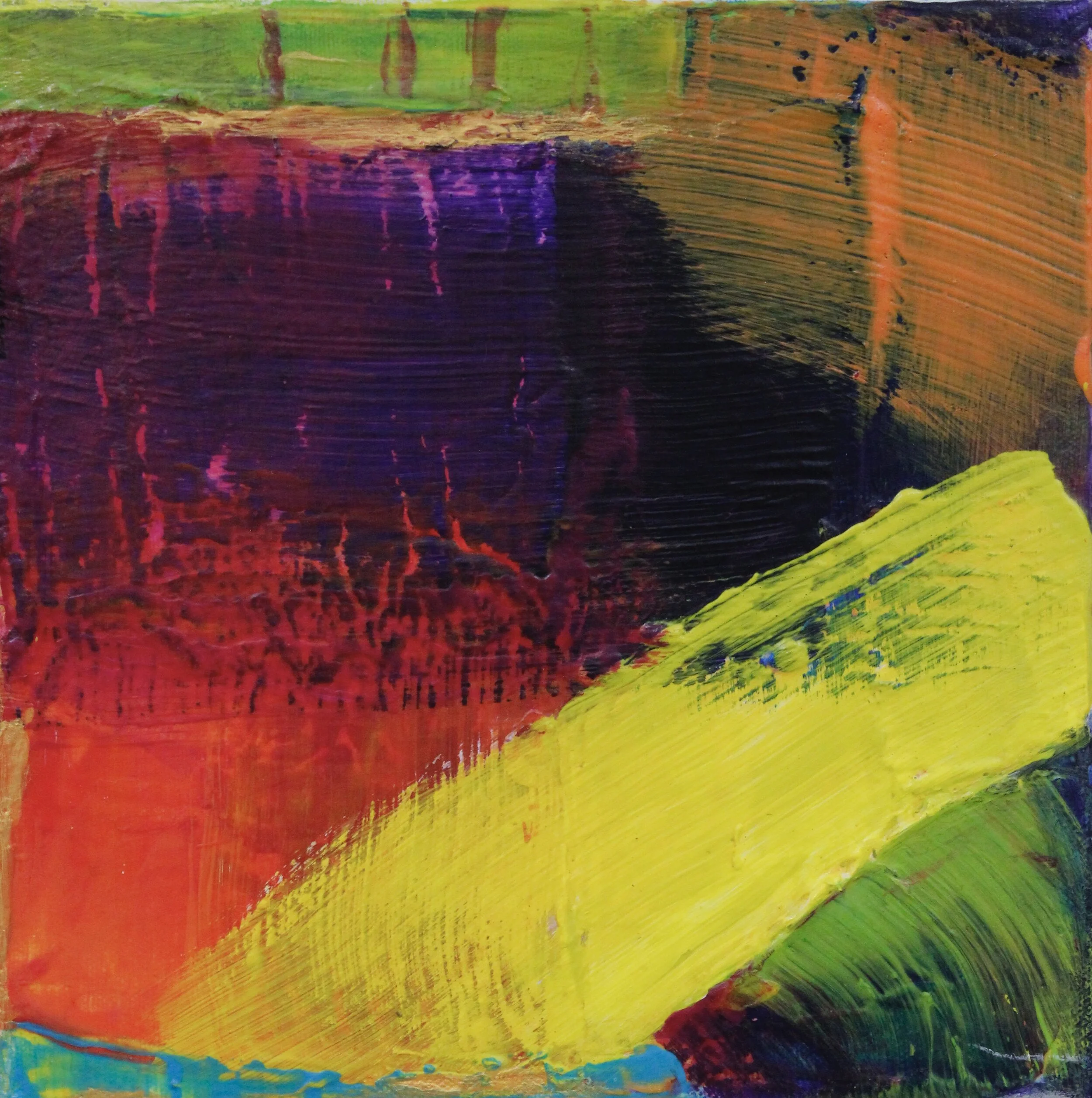 RED CRAZE:
ACRYLIC ON CANVAS
9" x 9"
SOLD
