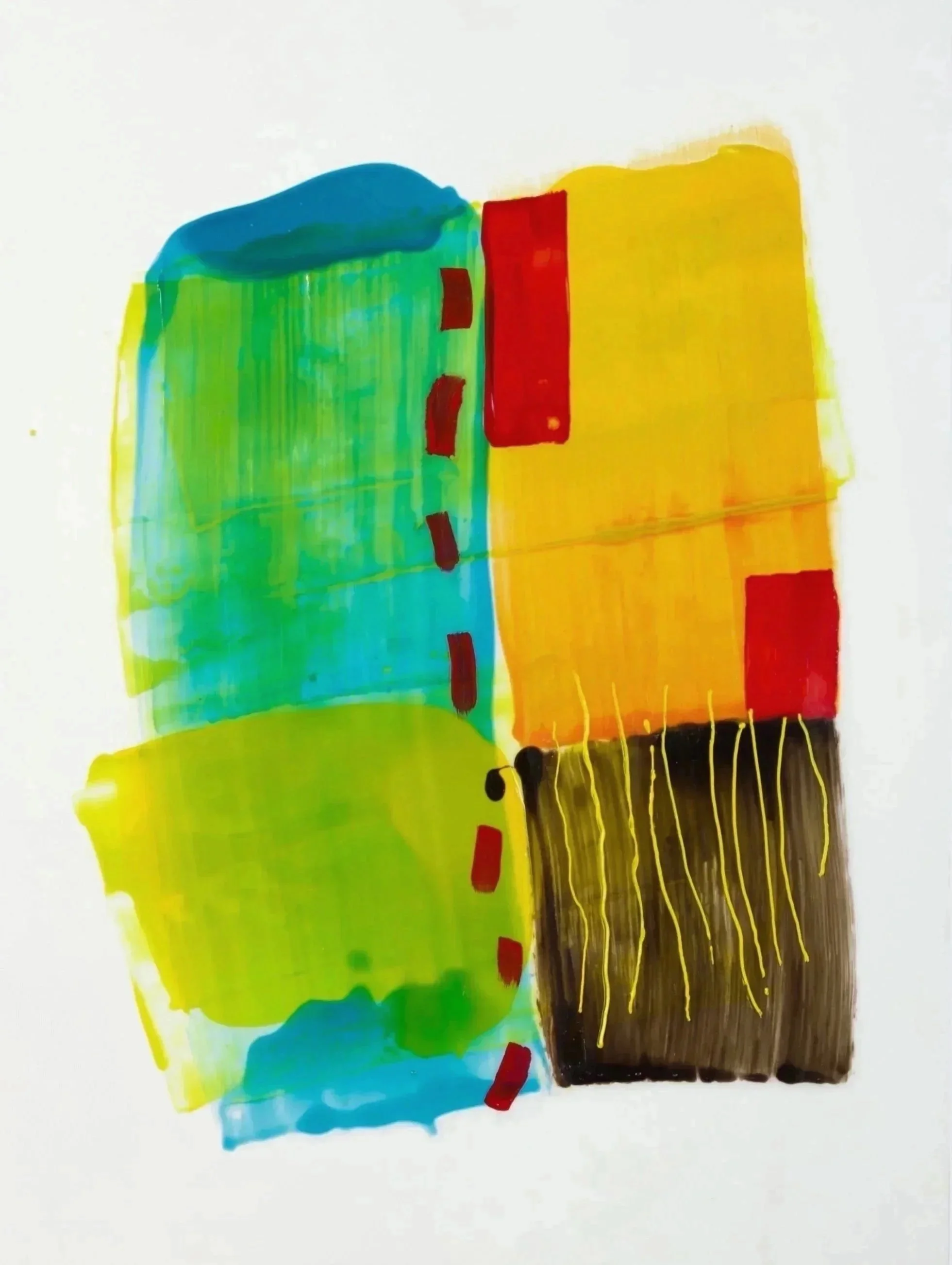 

DEJA BLUE:
ACRYLIC, MIXED MEDIA ON TRANSLUCENT PAPER, FRAMED
23" X 29"

