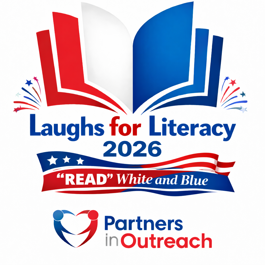 Laughs for Literacy is our annual fundraiser that provides the funds for our programs throughout the year! 