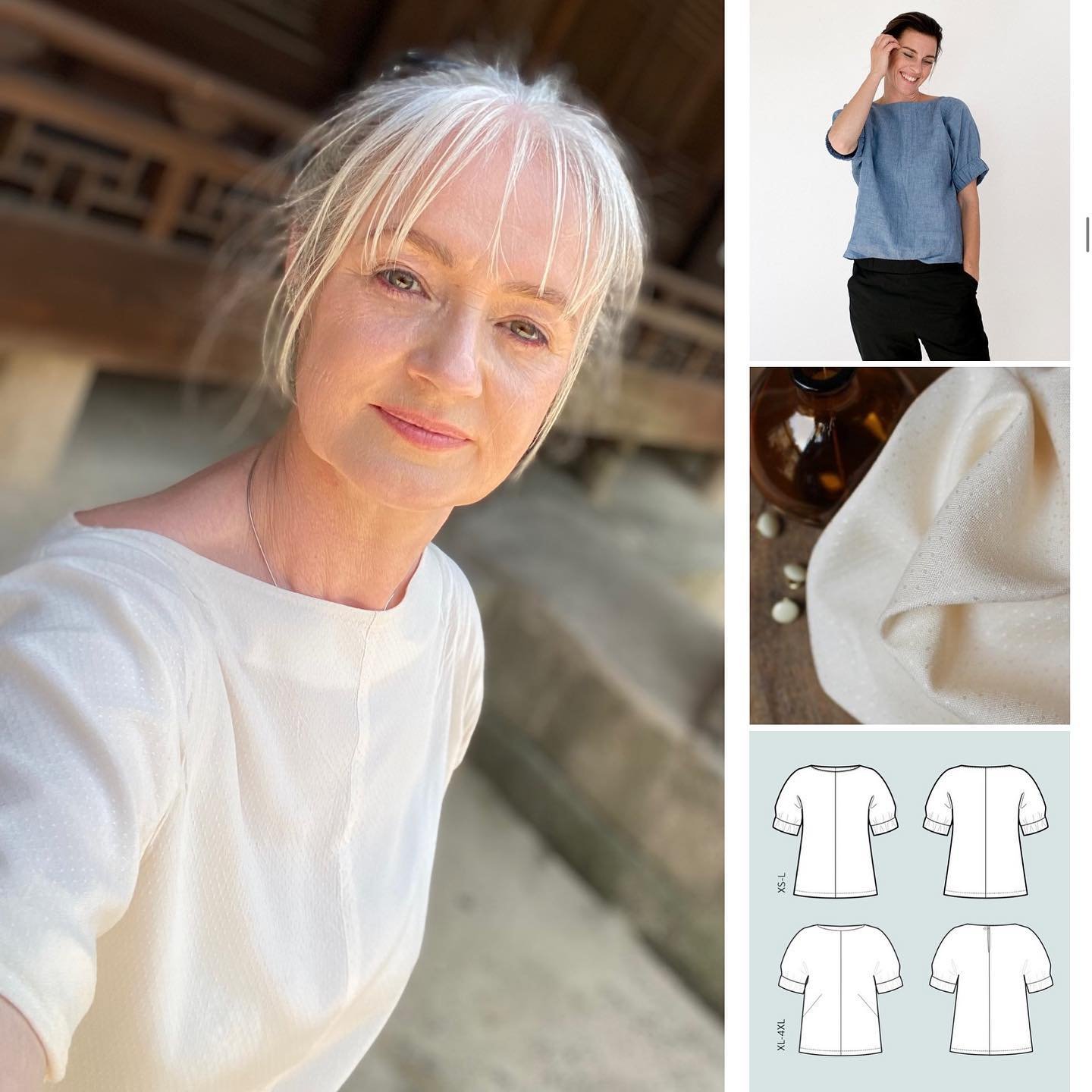 OUR FAVORITE BLOUSE 😍 
the CUFF TOP from The Assembly Line shop is an all year round effortless capsule wardrobe stable that&rsquo;s easy and fun to make 👚✂️😎🧵🪡 and in this way it&rsquo;s also a true best of September style for the warmer indian