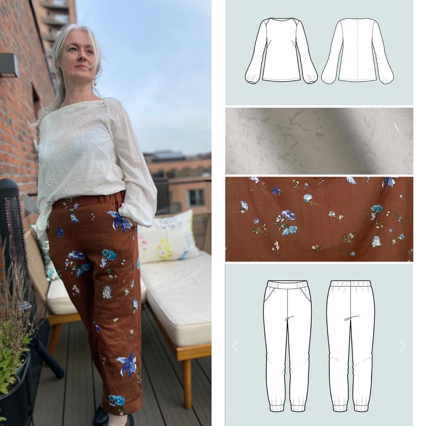 SPRING IS HERE 🌱☀️- My Happy Eastern Make 🐣&hearts;️🌼 nani iro + The Assembly Line Shop 🧵🪡

Here at Fabric &amp; Cloth COPENHAGEN I have enjoyed a few days off and this is my Eastern make just in time for Spring 🌱🌹

The Assembly Line &lsquo;Al