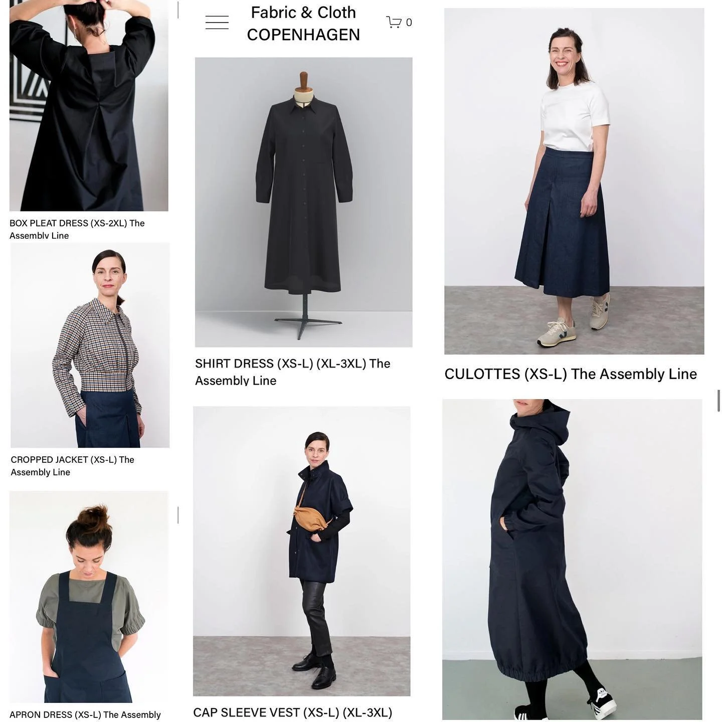 Our &hearts;️ NEW THE ASSEMBLY LINE &hearts;️ sewing patterns are now available on our Instagram &amp; Facebook shop

#talshirtdress #talculottes #talcroppedjacket #talhoodiedress #talcapsleevevest #talaprondress #talboxpleatdress 

#theassemblylines