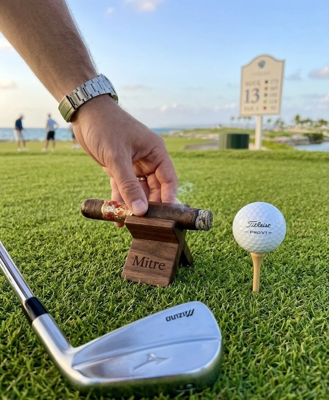 Ready golf⛳️💨 #mitrecigars