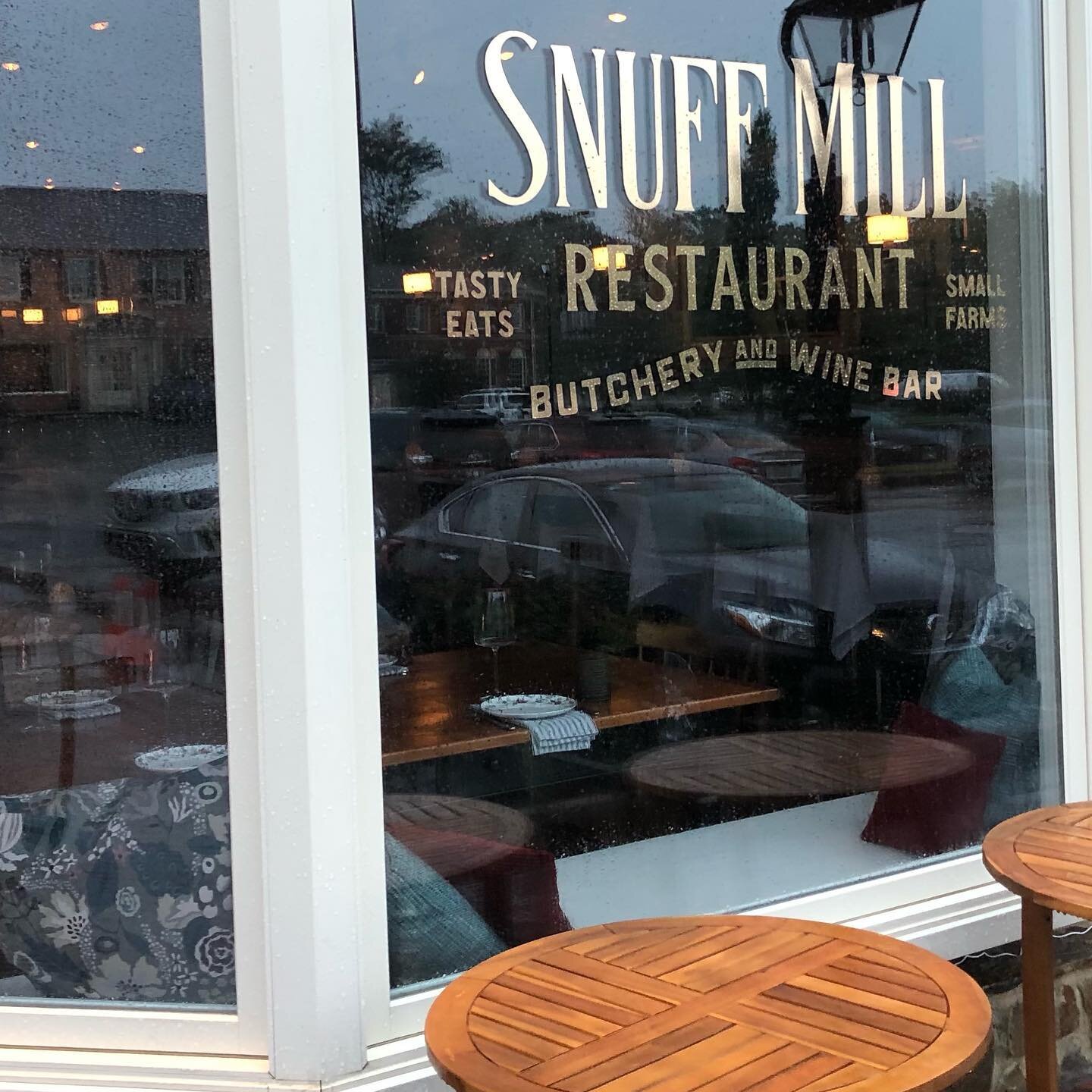 Well here&rsquo;s your chance to get into Snuff Mill!  We&rsquo;ve had many cancellations due to the weather this evening so this gives you an great opportunity to snag a seat. Go to www.snuffmillbutchery.com and click on the reserve button to make y