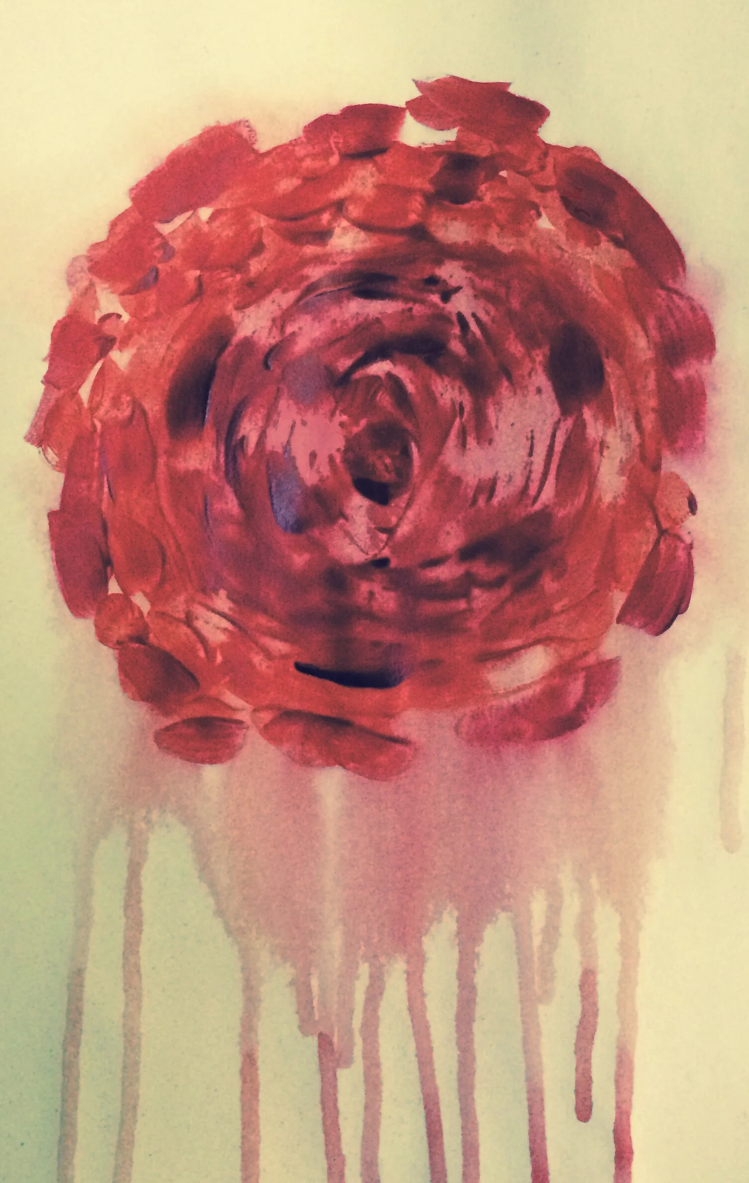 2014 - acrylic, water, emotion, pain