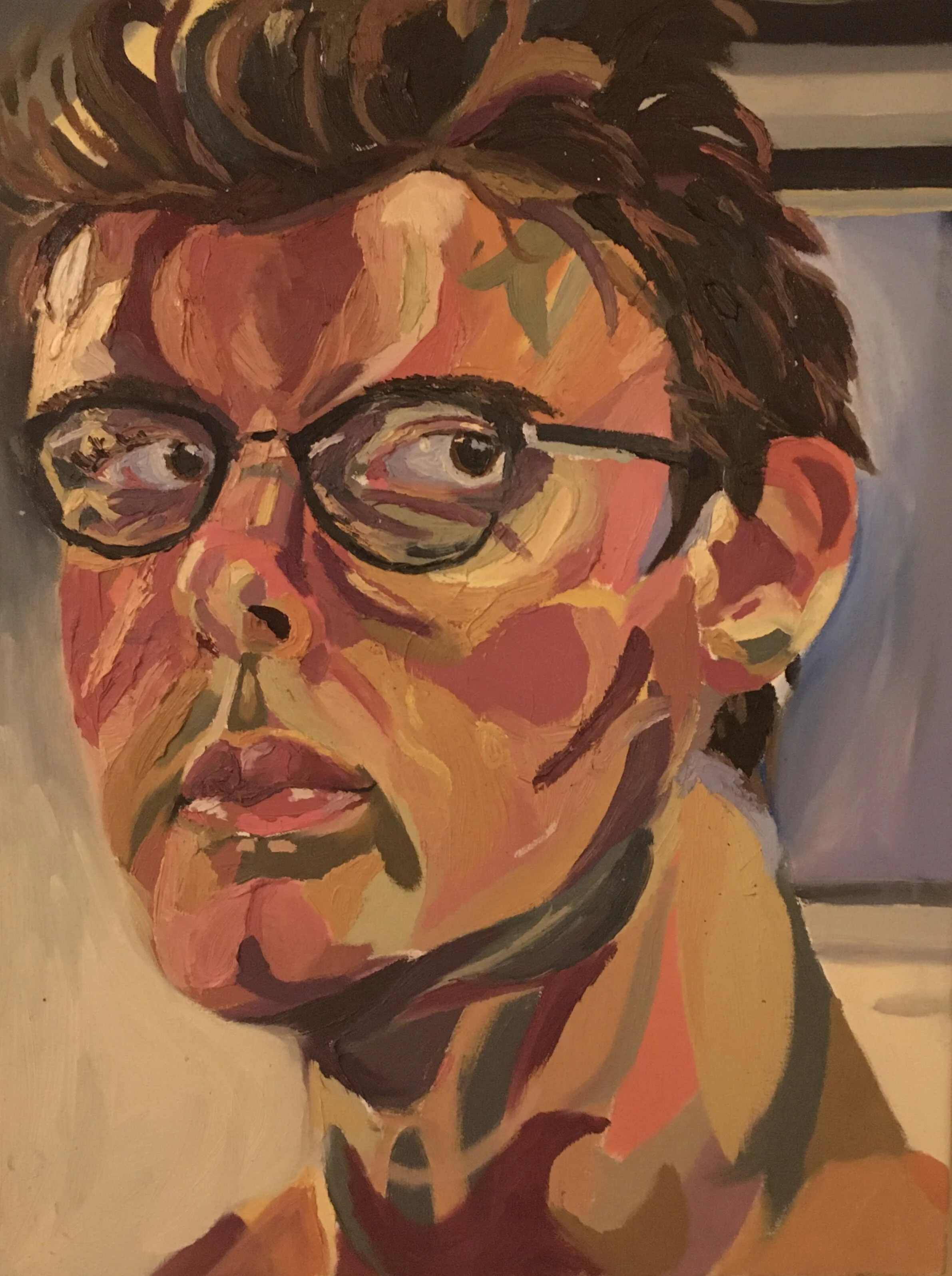 self-portrait - 2017 - oil