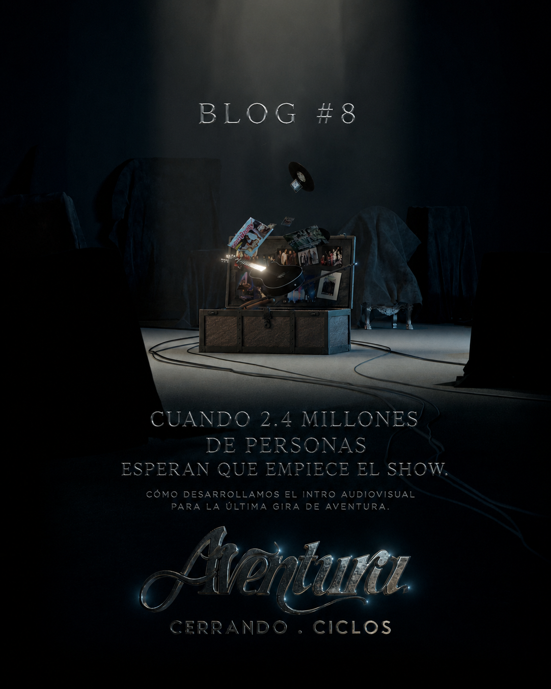 #8 Cuando 2.4 millones de personas esperan que empiece el show. 