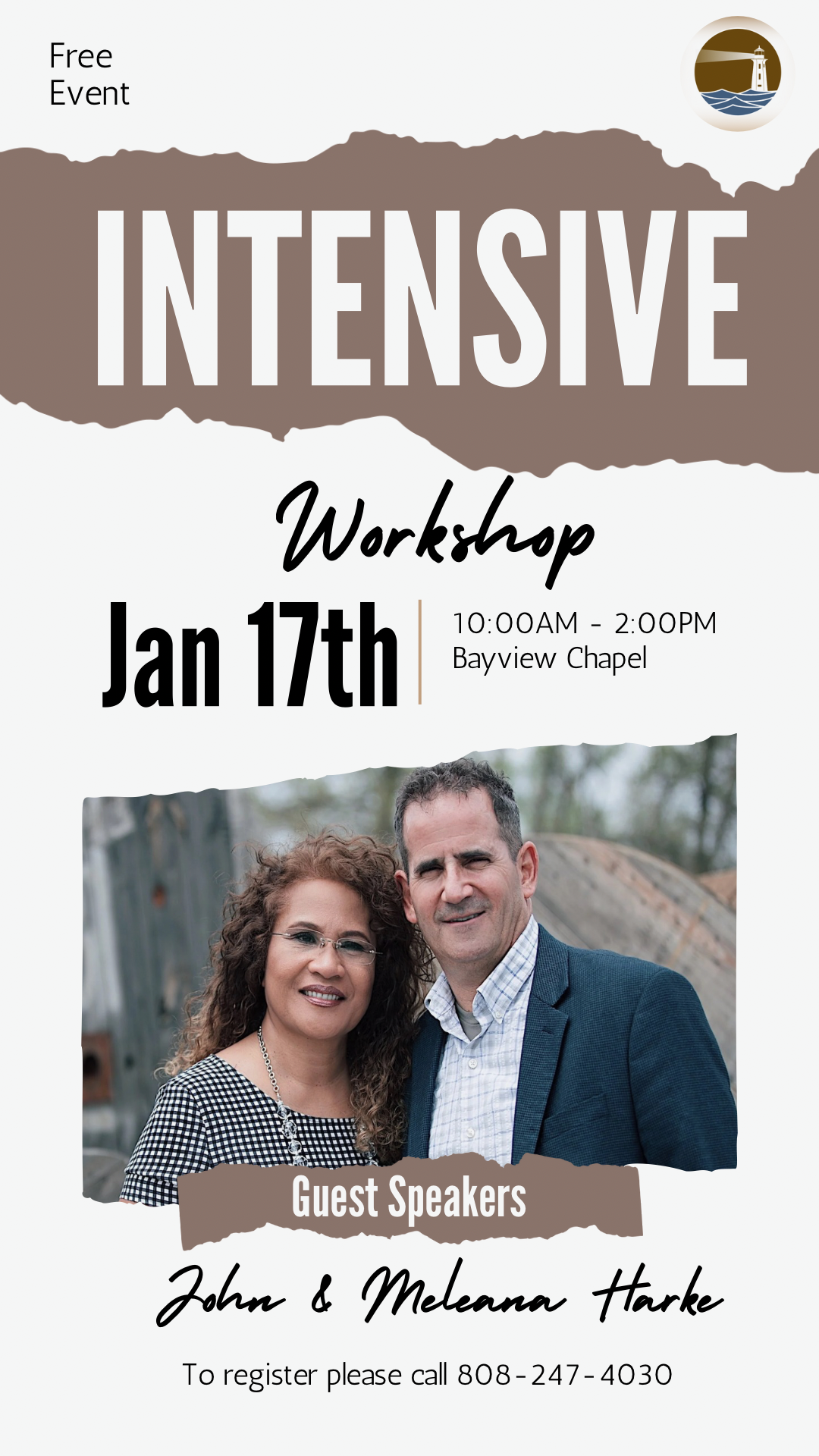 Intensive Workshop with John and Meleana Harke
